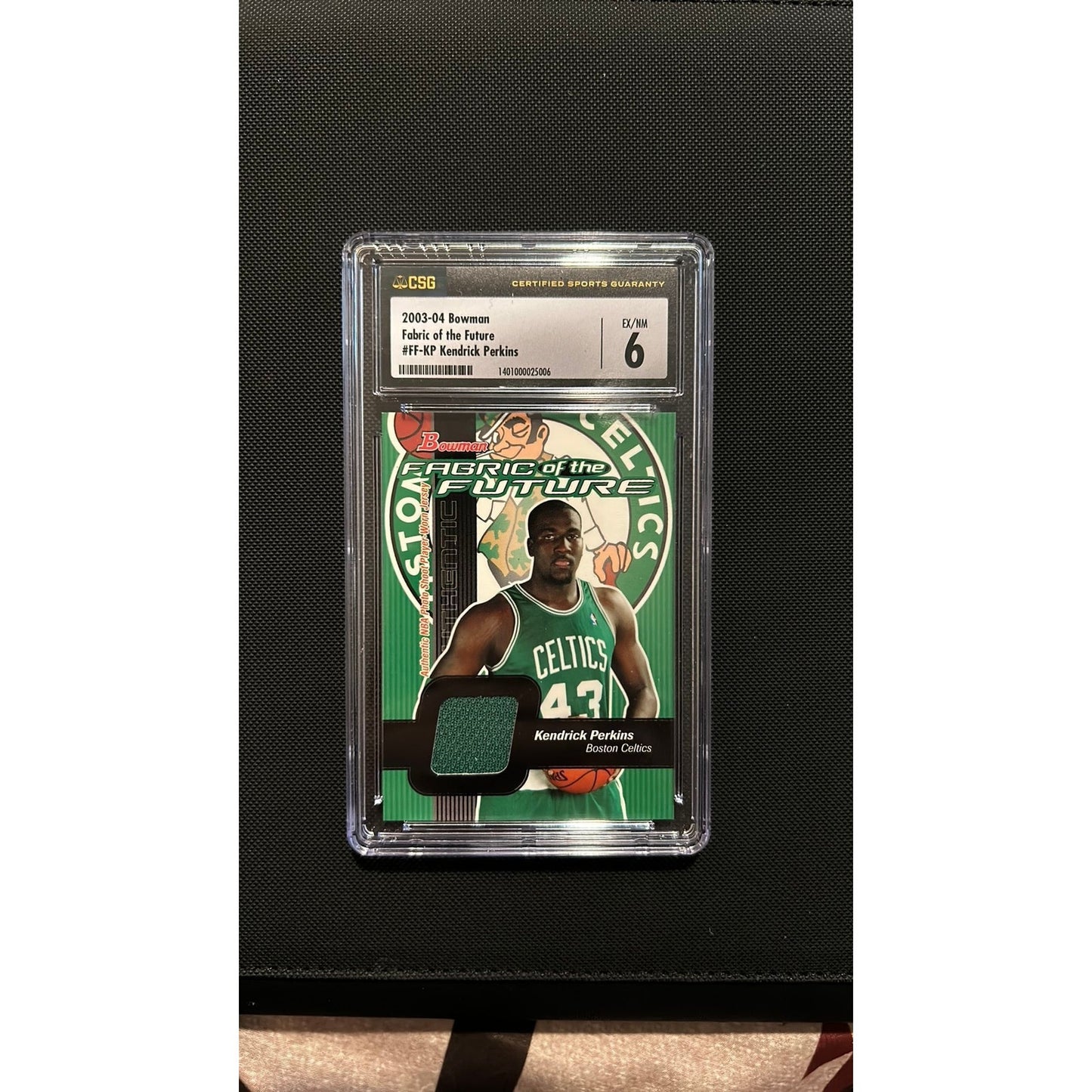 Slab - NBA: Kendrick Perkins Rookie / Jersey Card