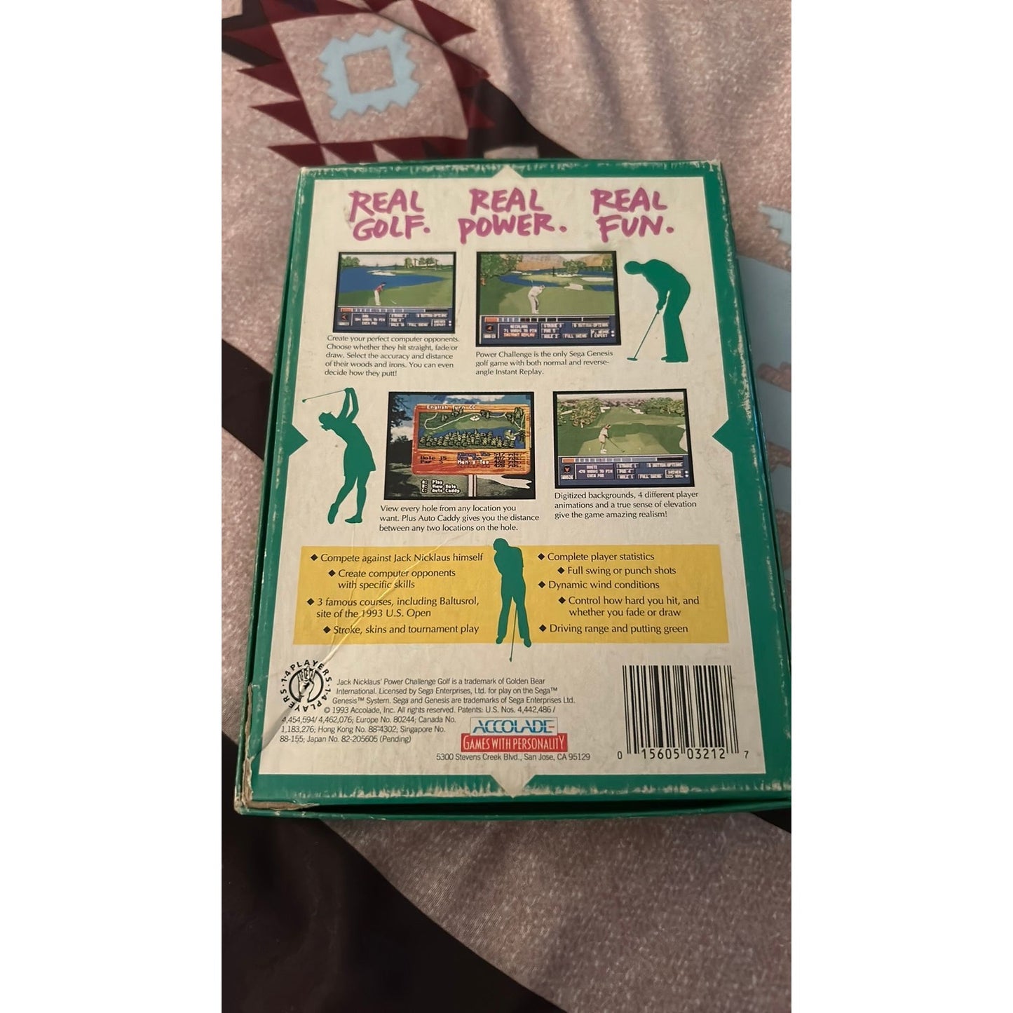 💥 Sega Genesis - Jack Nicklaus: Power Challenge Gold
