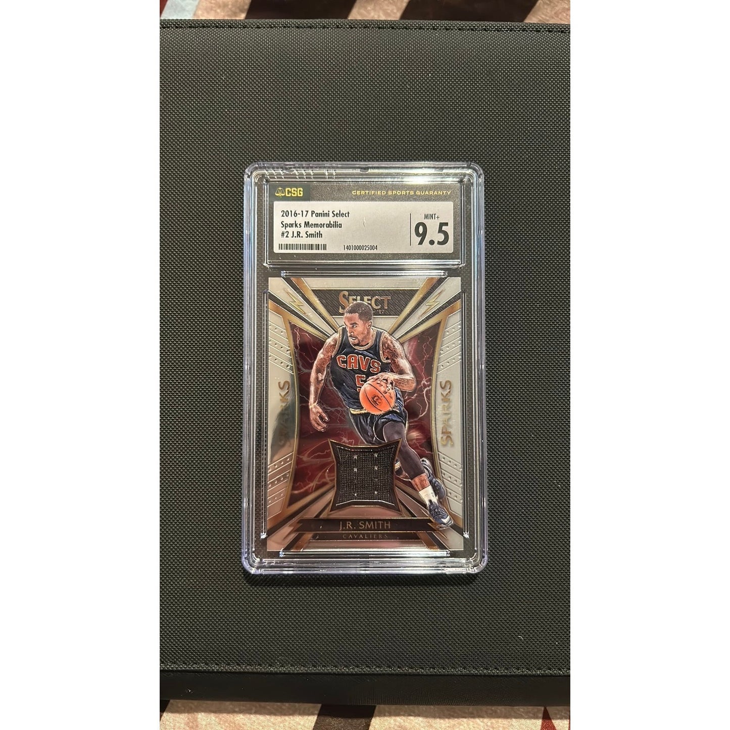 Slab - NBA: J.R. Smith Serial # Jersey Card