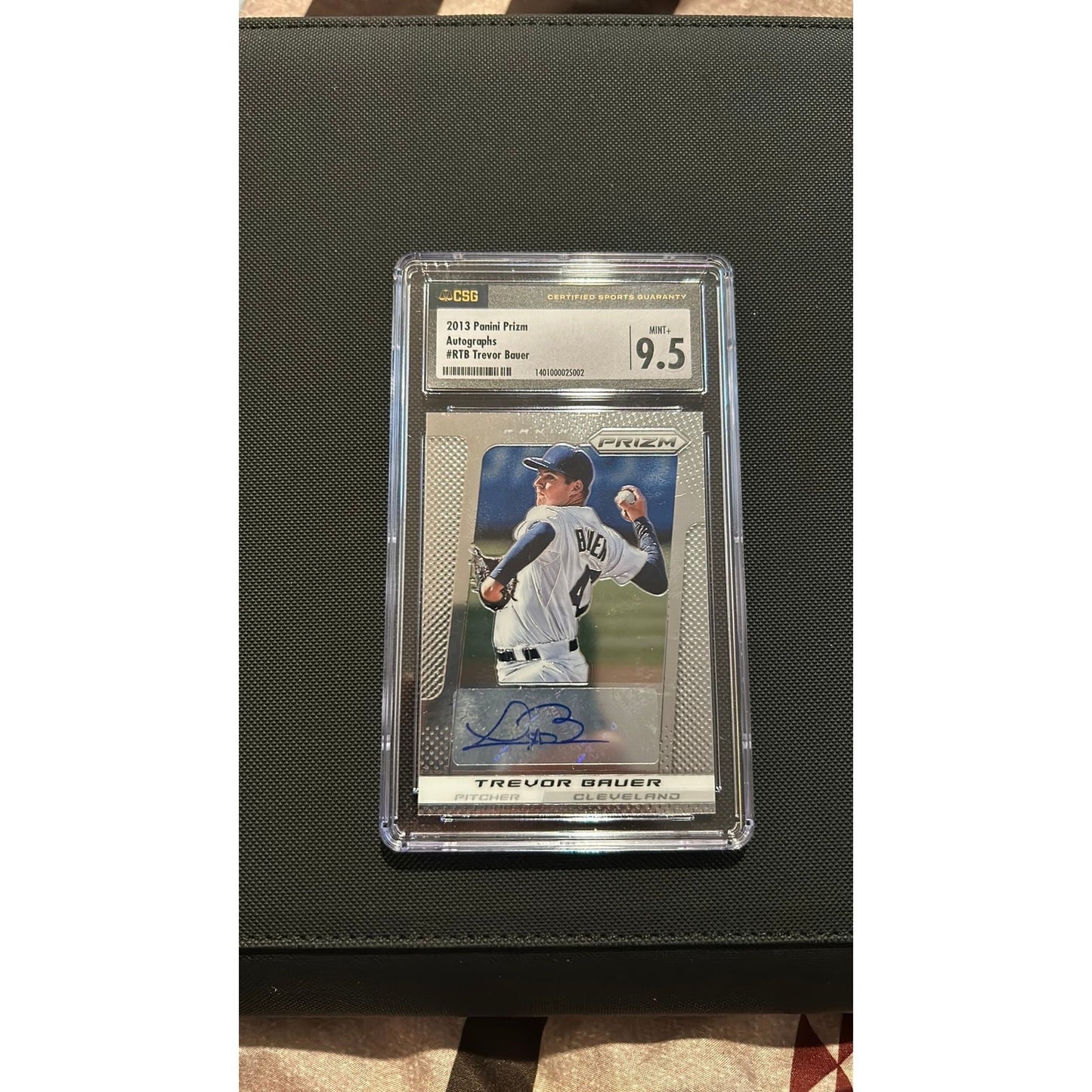 Slab - MLB: Trevor Bauer Autographed