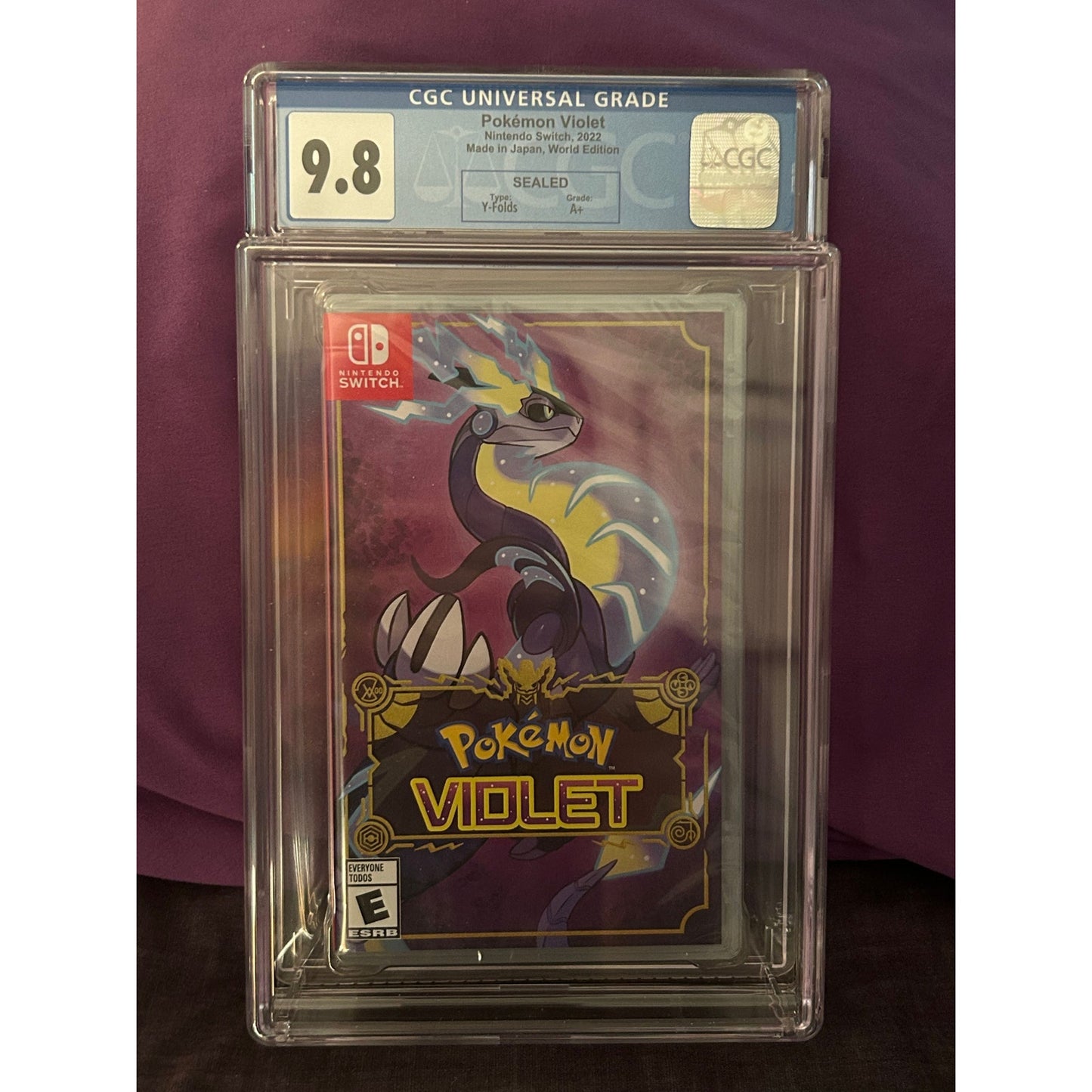 0. $25off! - Pokémon Violet | Switch | CGC 9.8