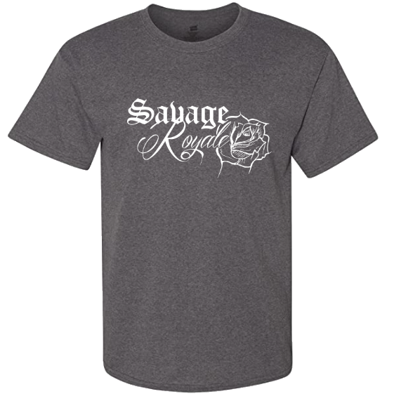 T-Shirt - "Savage Royale" Logo - Charcoal