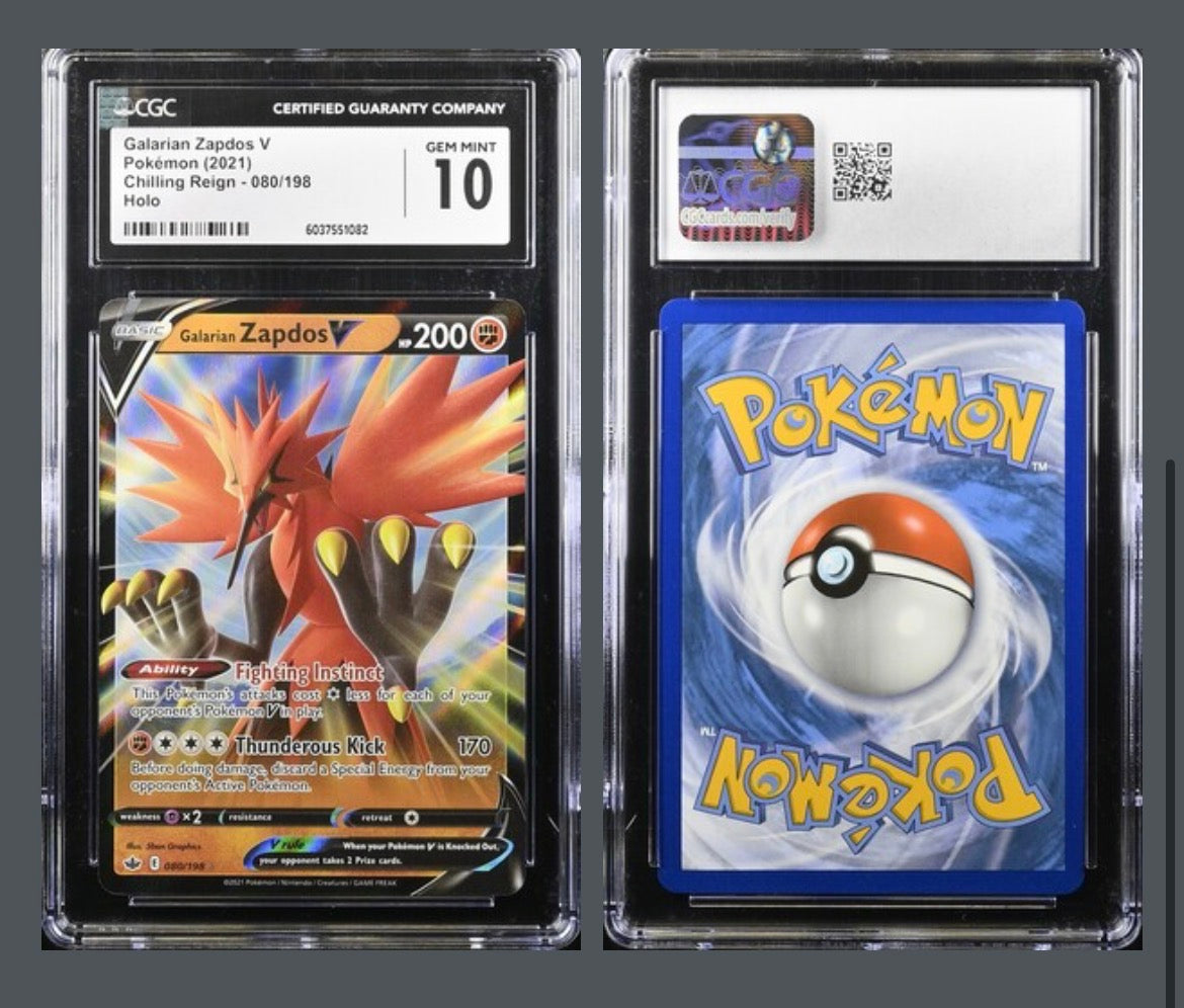 Graded Card - Pokemon: Galarian Zapdos V