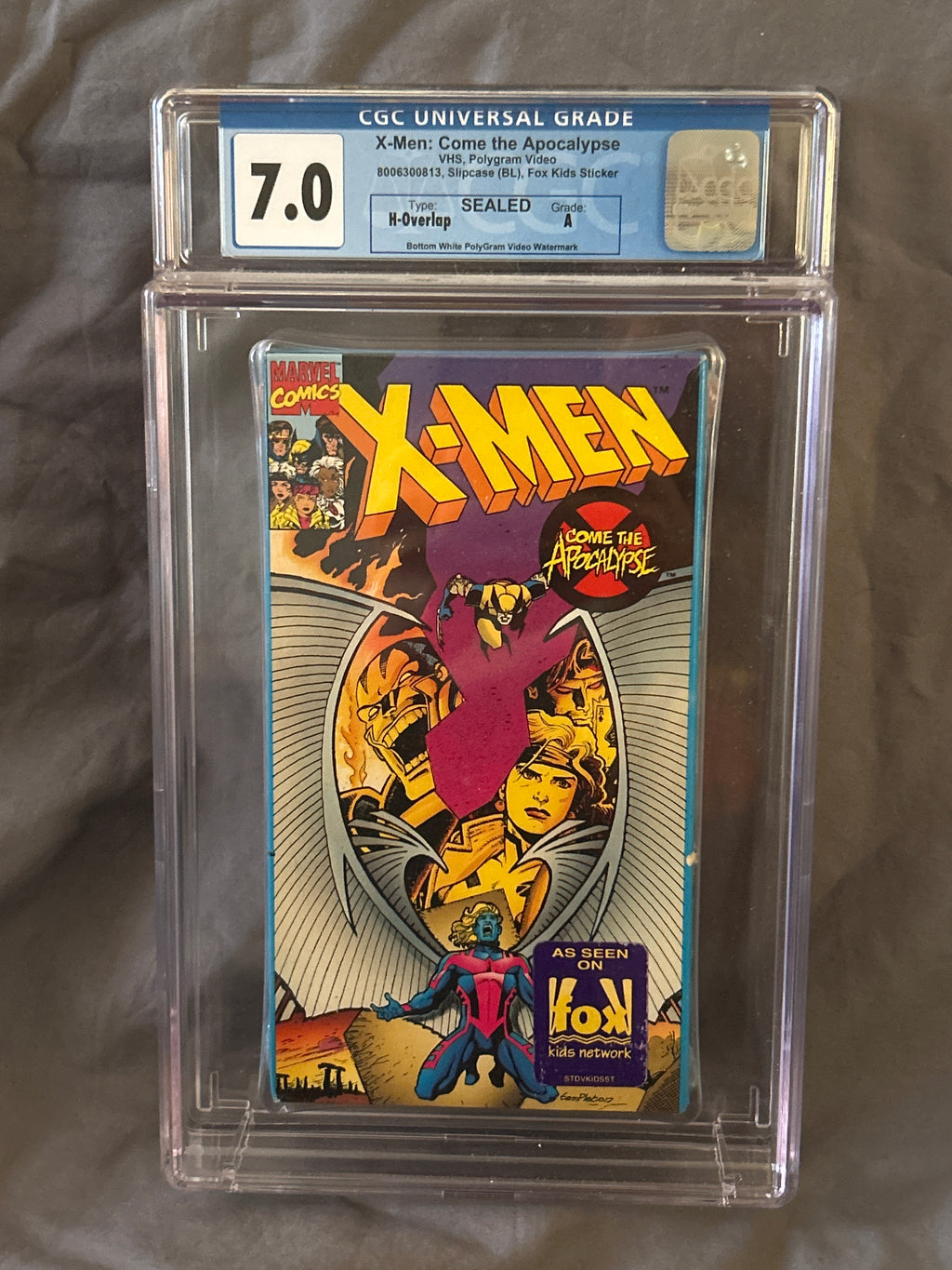 Graded VHS Tape: X-Men: Come the Apocalypse | CGC 7.0