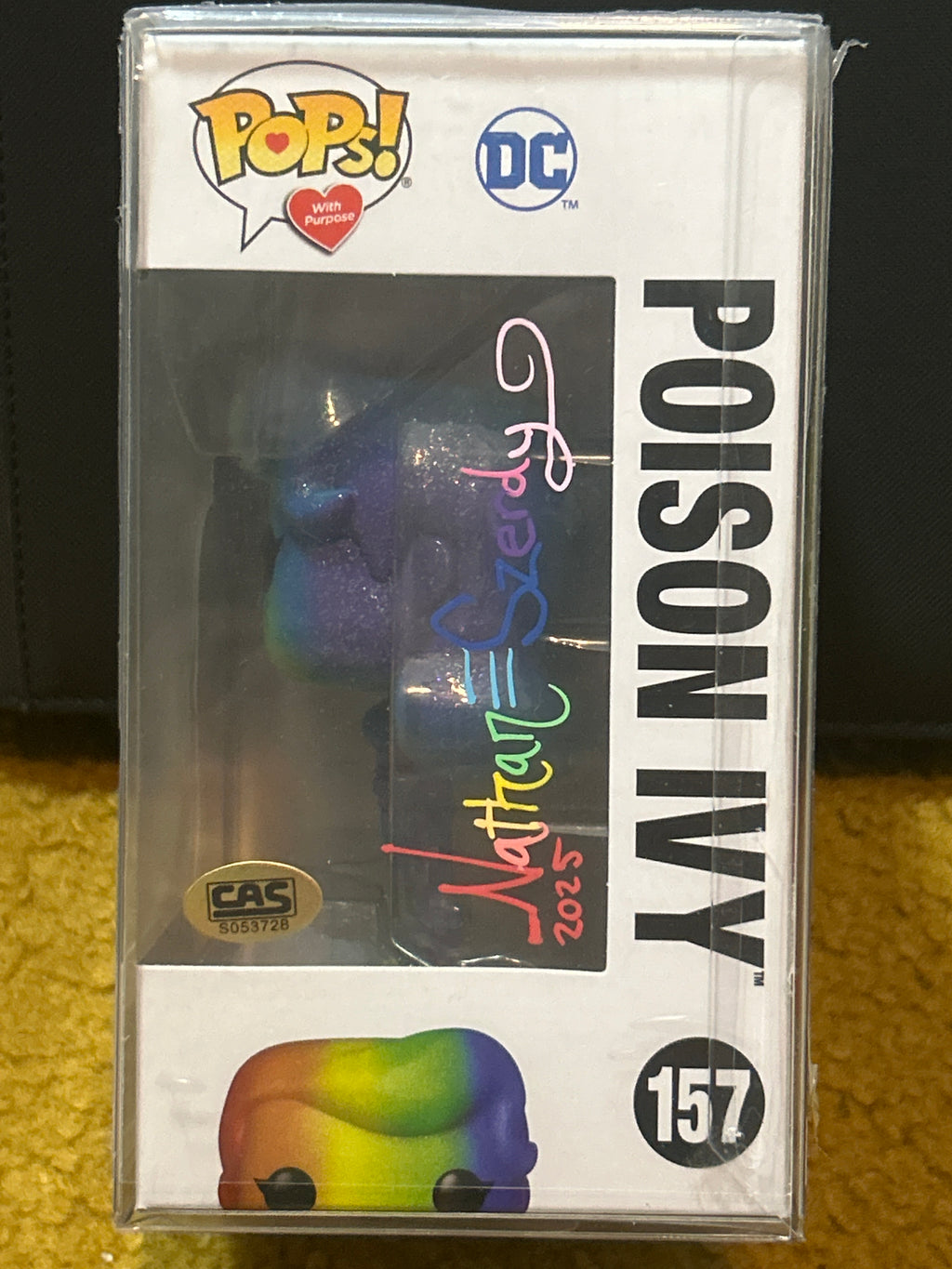 Funko POP: Autographed Poison Ivy 157 Signed By Nathan Szerdy