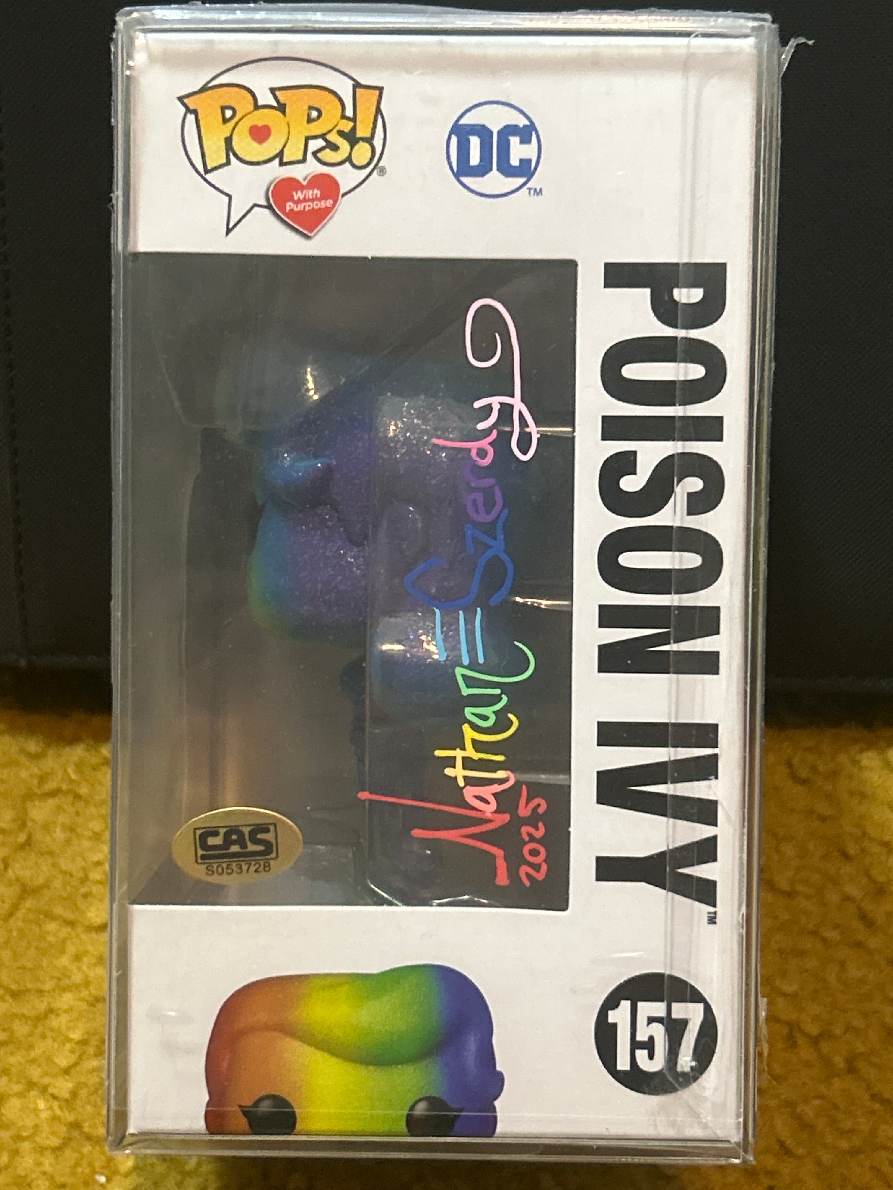 Funko POP: Autographed Poison Ivy 157 Signed By Nathan Szerdy