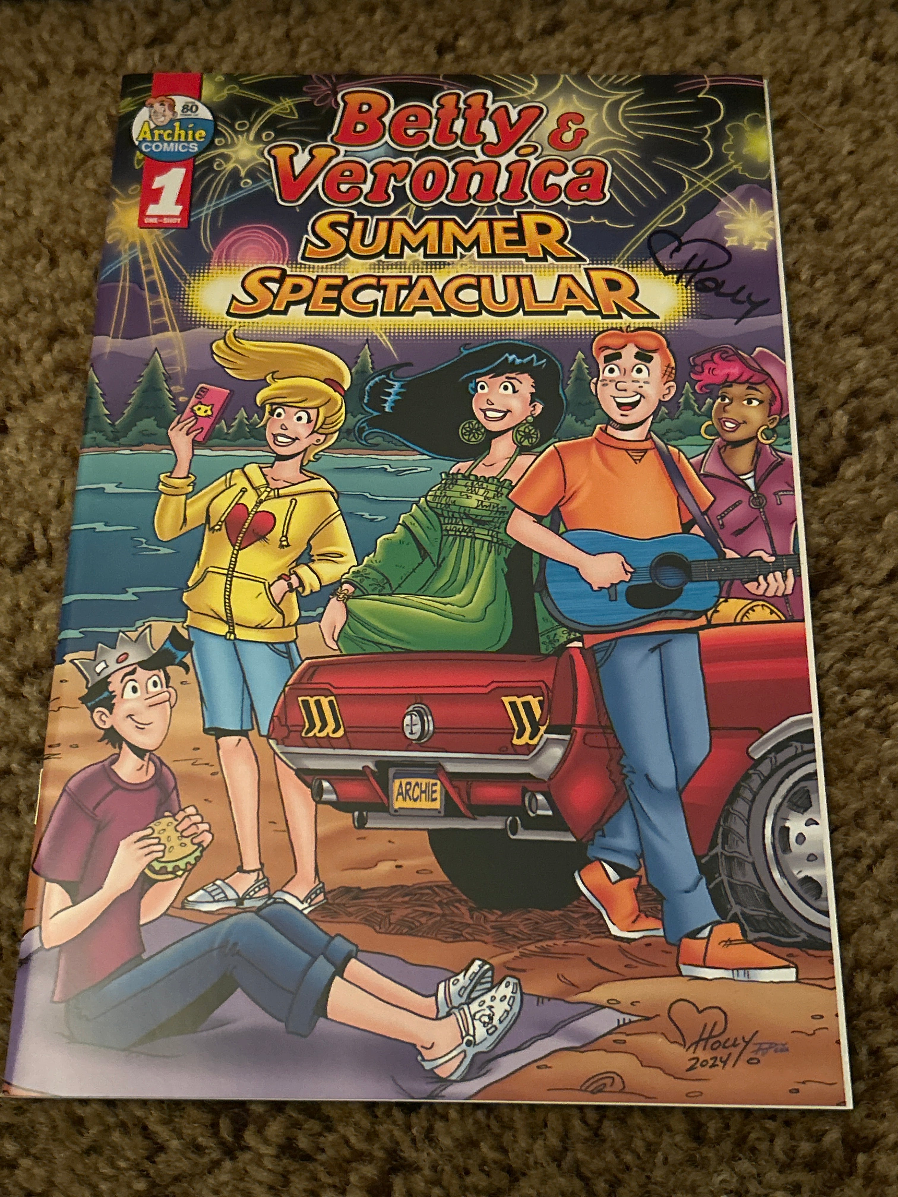 Comic Book: Autographed Betty & Veronica Signed by Holly G