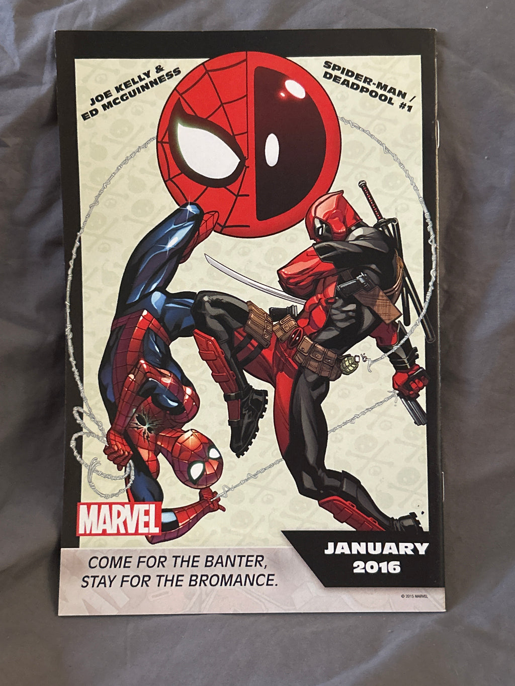 Autographed Comic Book: Deadpool & Cable #1 (Variant Edition) | Signed by Fabian Nicieza