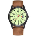 Watch: Xinew w/ Brown Nylon Strap