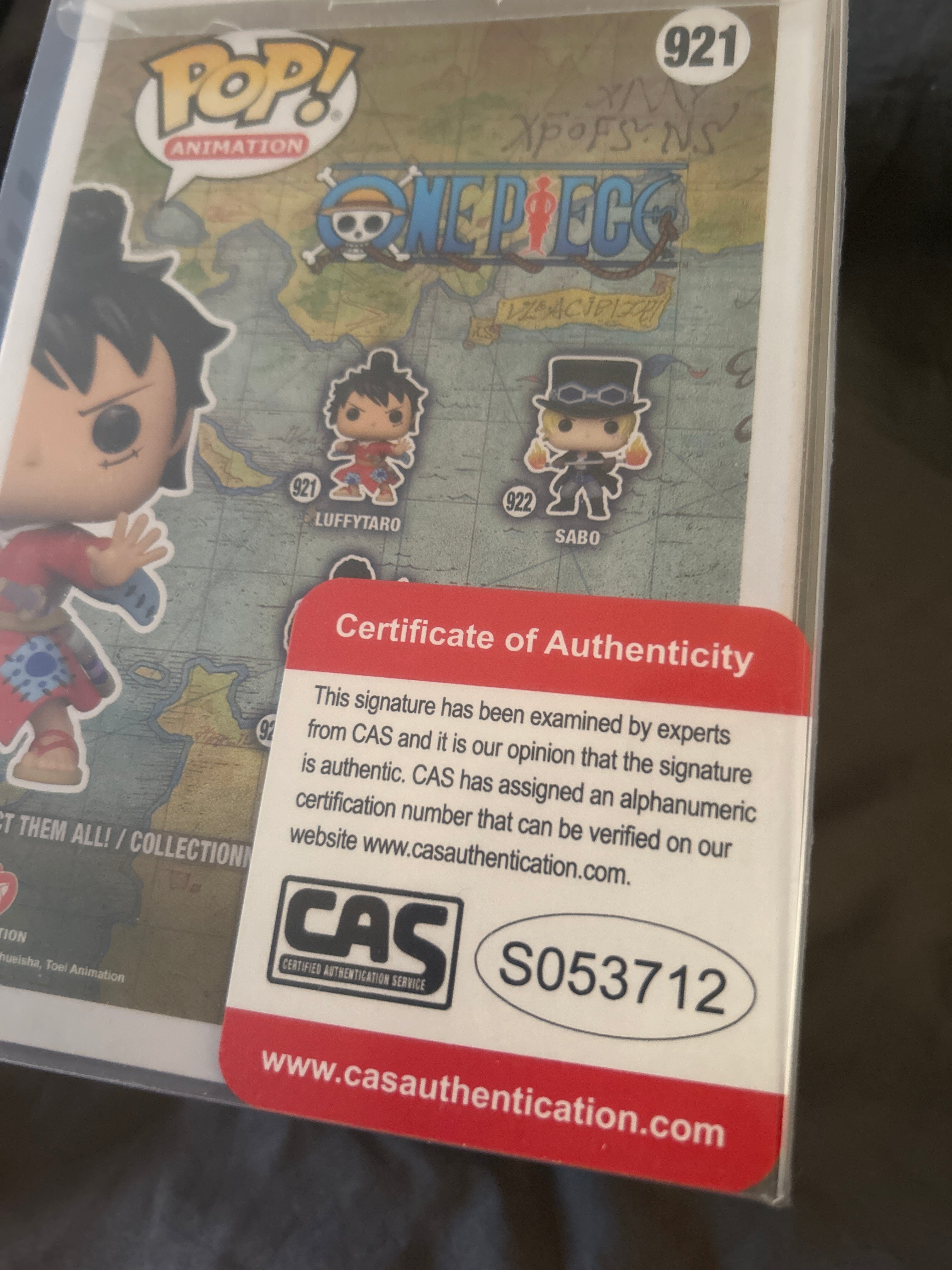 Autographed Funko POP: Luffytaro 921 (Exclusive) Signed by Colleen Clinkenbeard