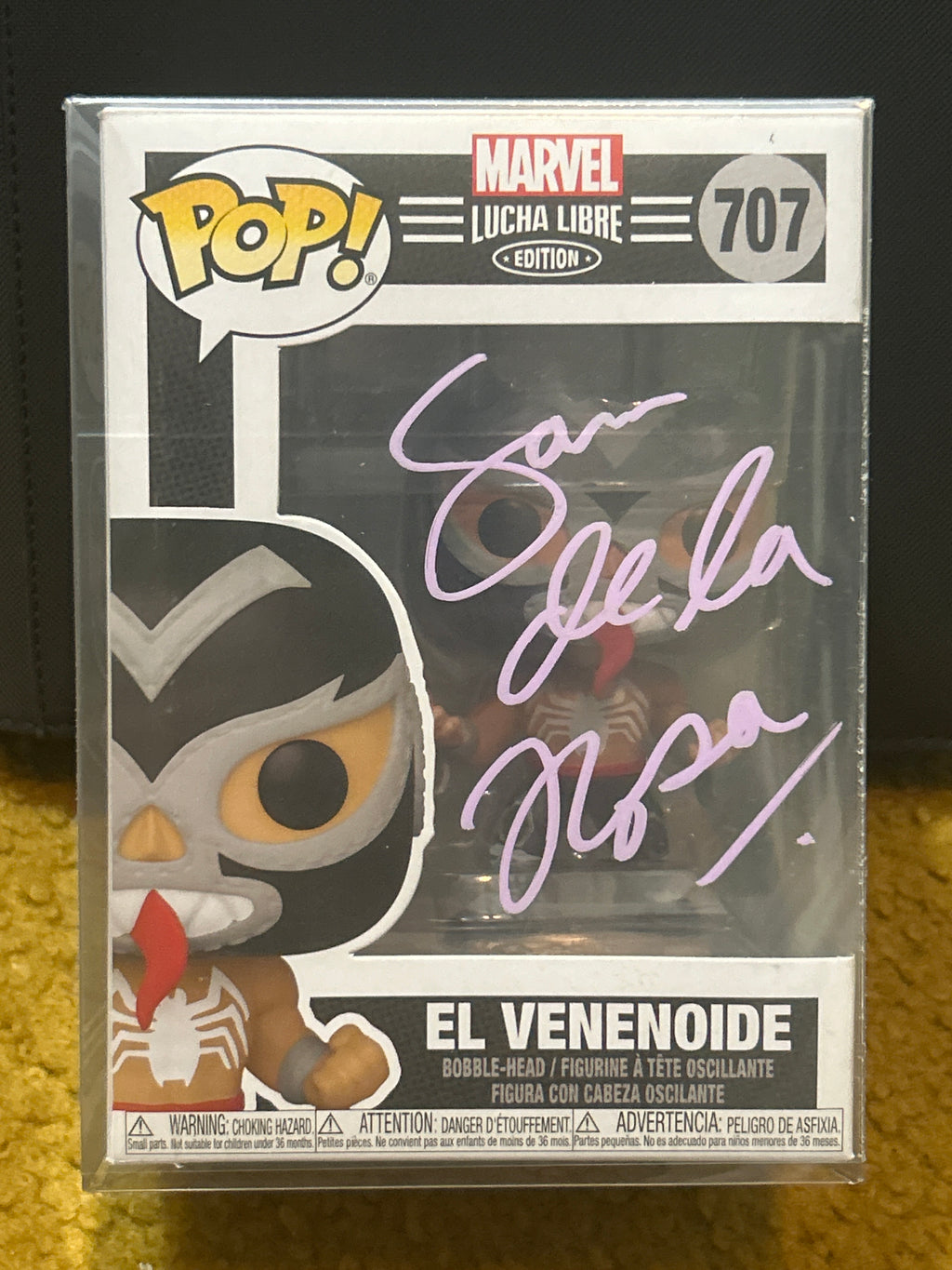 Funko POP: Autographed Venom (El Venenoide) 707 Signed By Sam De La Rosa