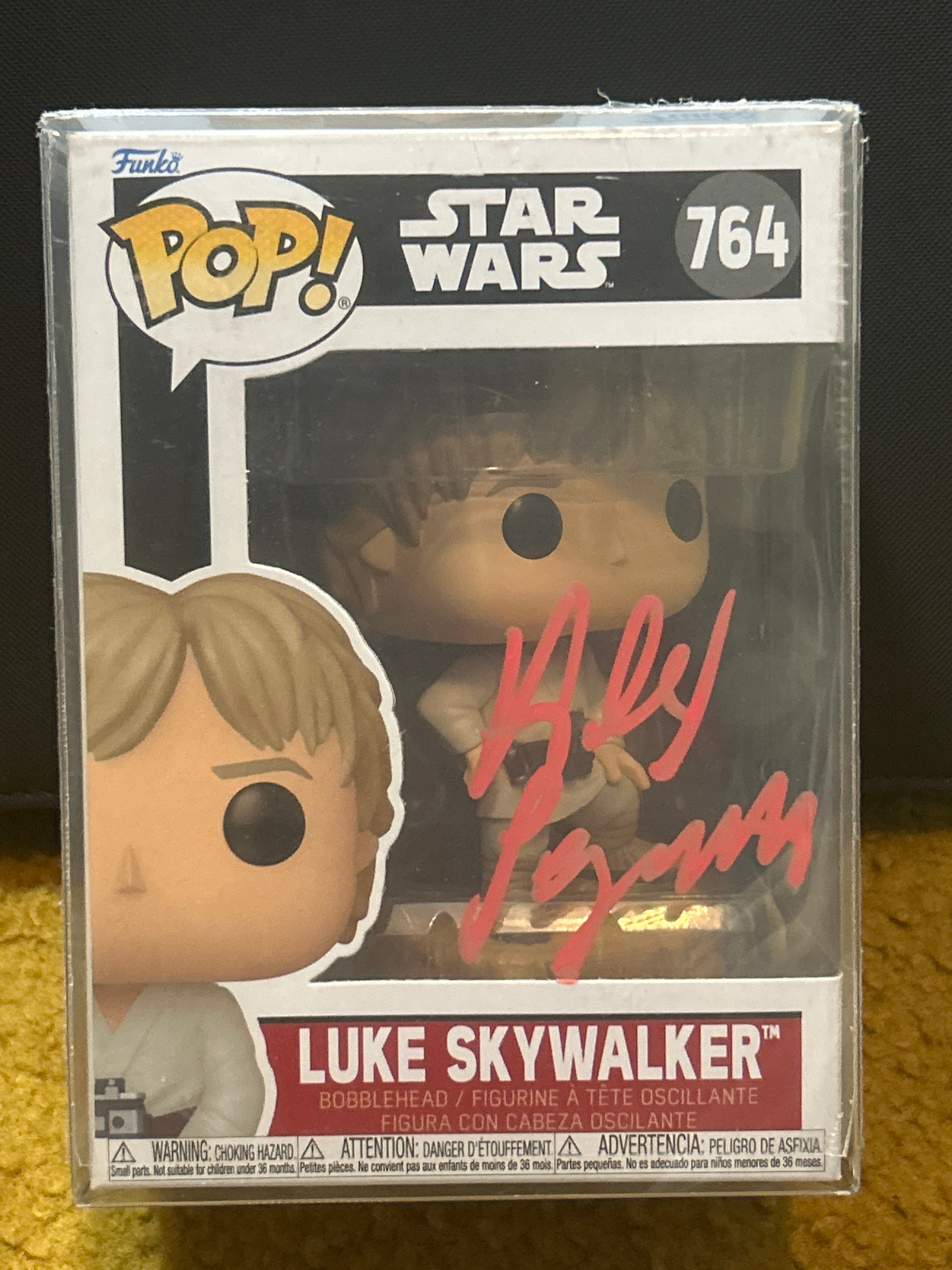 Funko POP: Autographed Luke Skywalker 764 Signed By Alex Segura