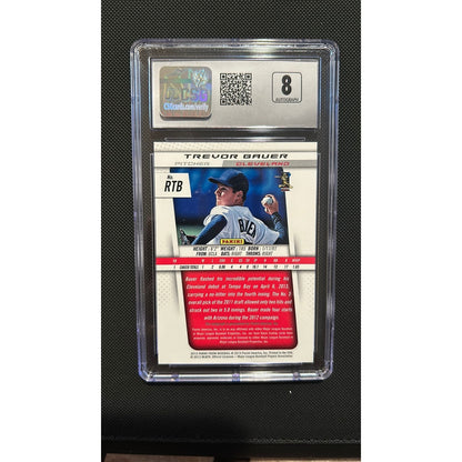 Slab - MLB: Trevor Bauer Autographed