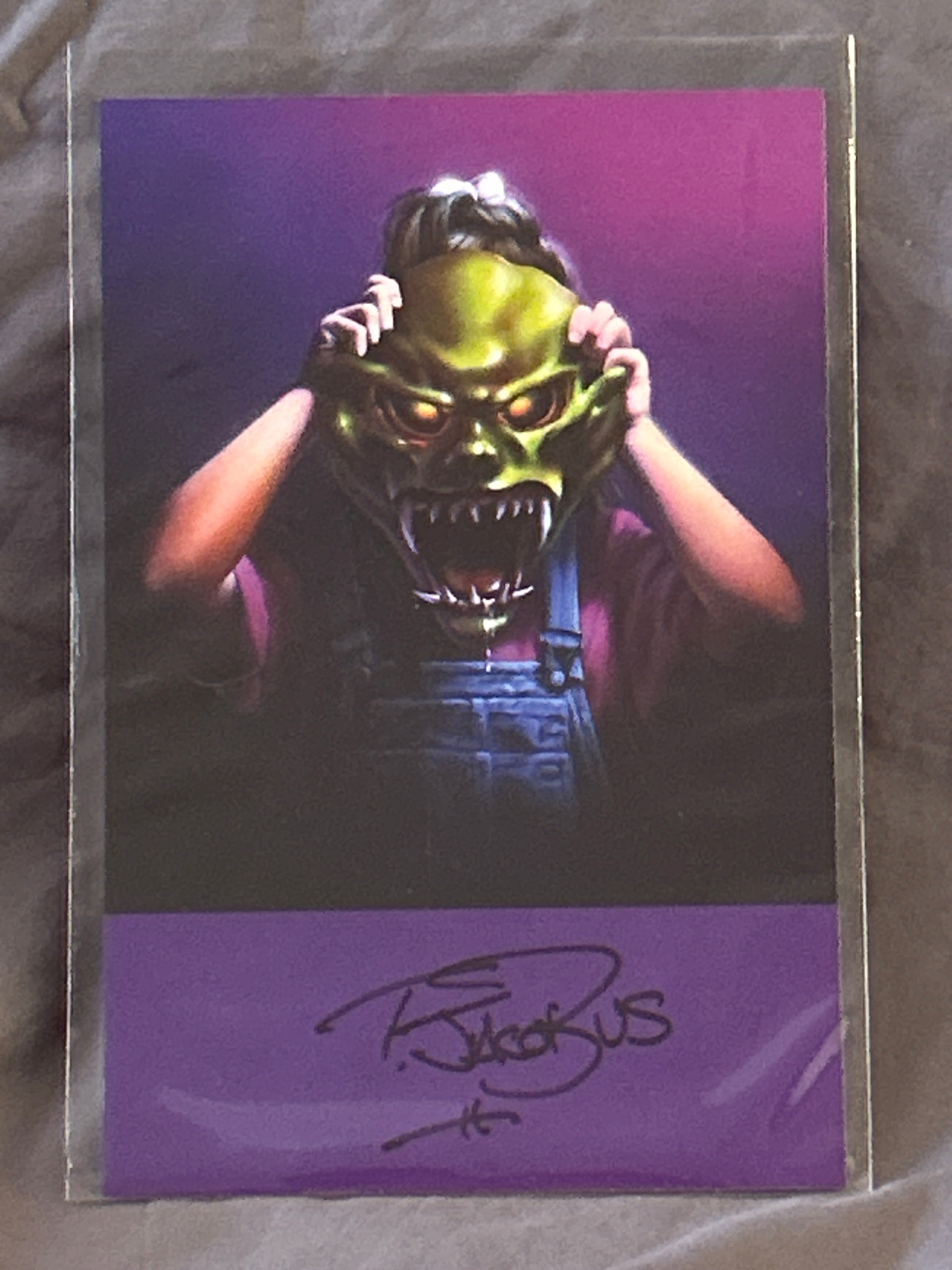 Autographed Comic Book: Goosebumps Mini Poster | Signed by Tim Jacobus