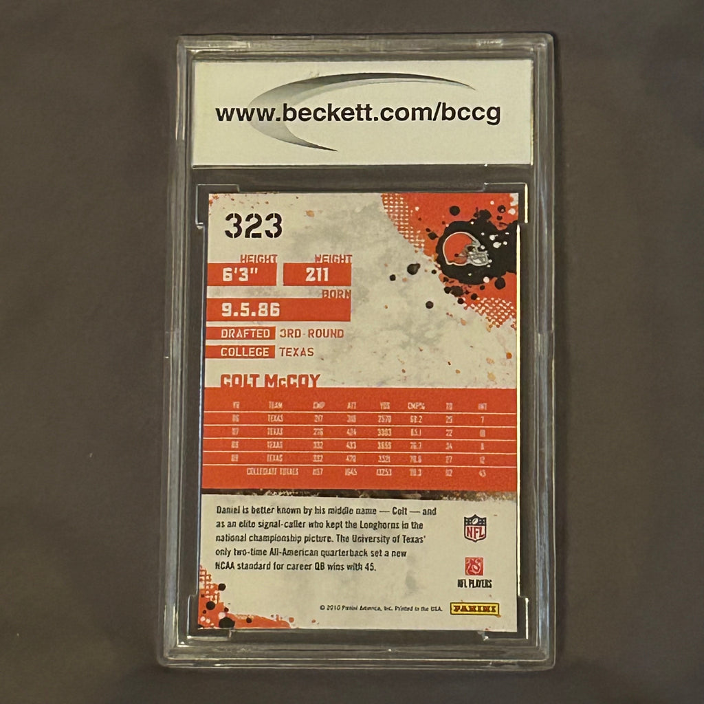 Graded Card: Colt McCoy | Beckett 10