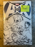 Original Sketch Cover - AVENGERS vs X-MEN - 1 of 1