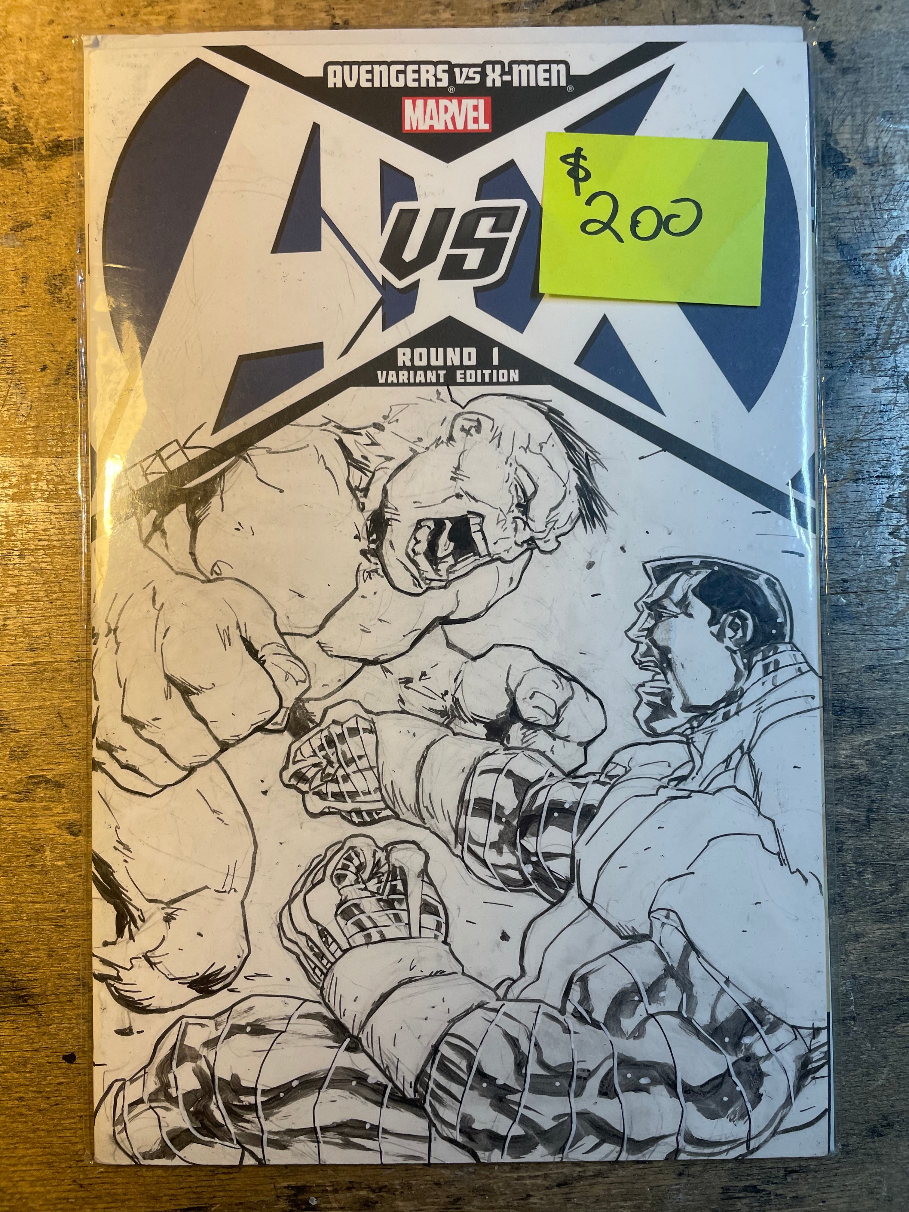 Original Sketch Cover - AVENGERS vs X-MEN - 1 of 1