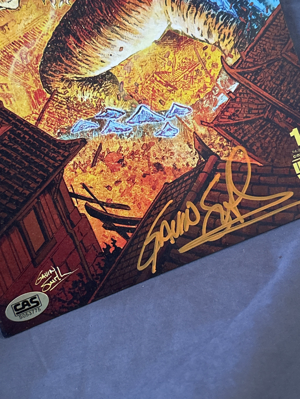 Autographed Comic Book: Godzilla: Sons of Giants #1 | Signed by Gavin Smith