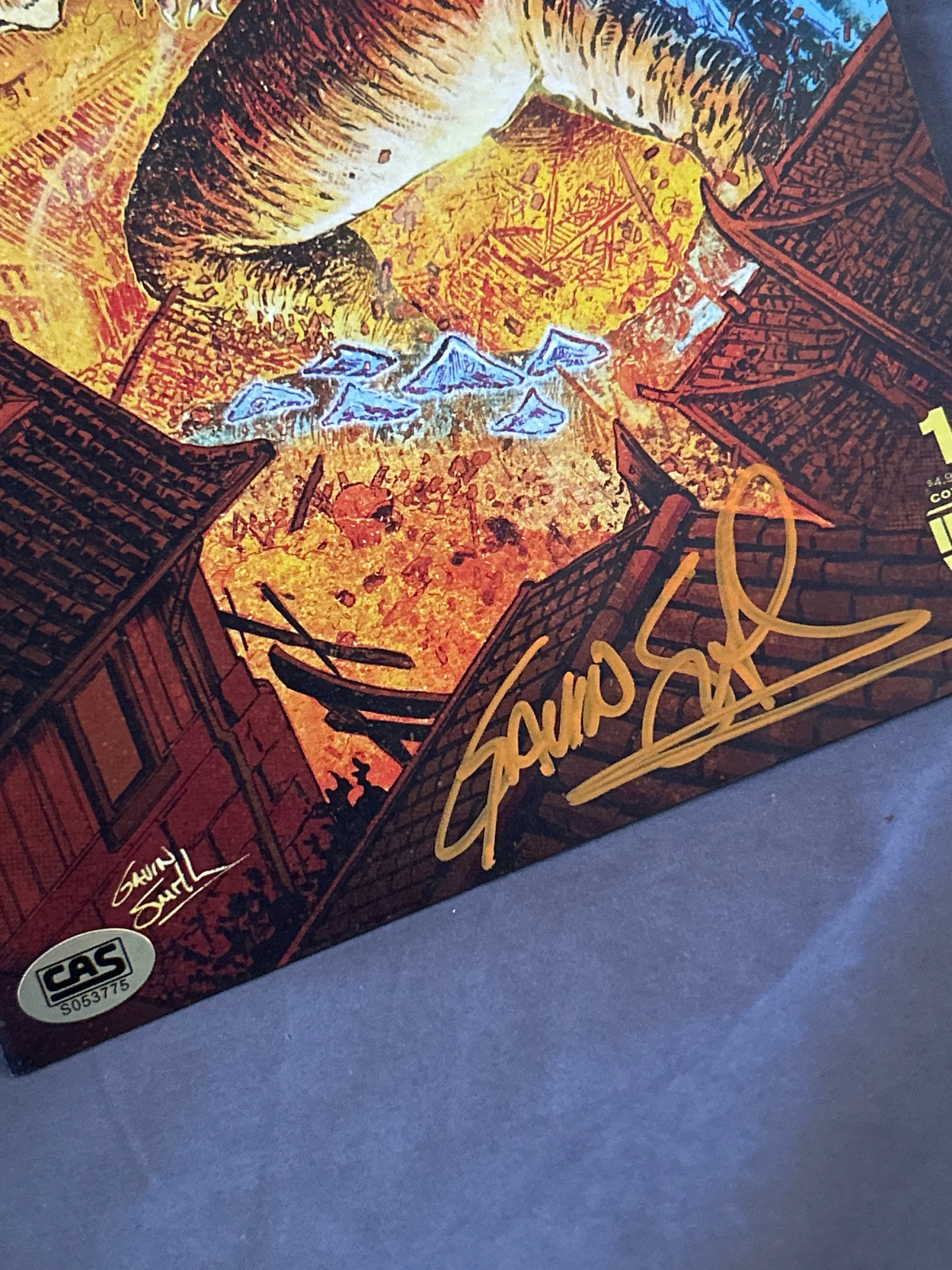 Autographed Comic Book: Godzilla: Sons of Giants #1 | Signed by Gavin Smith