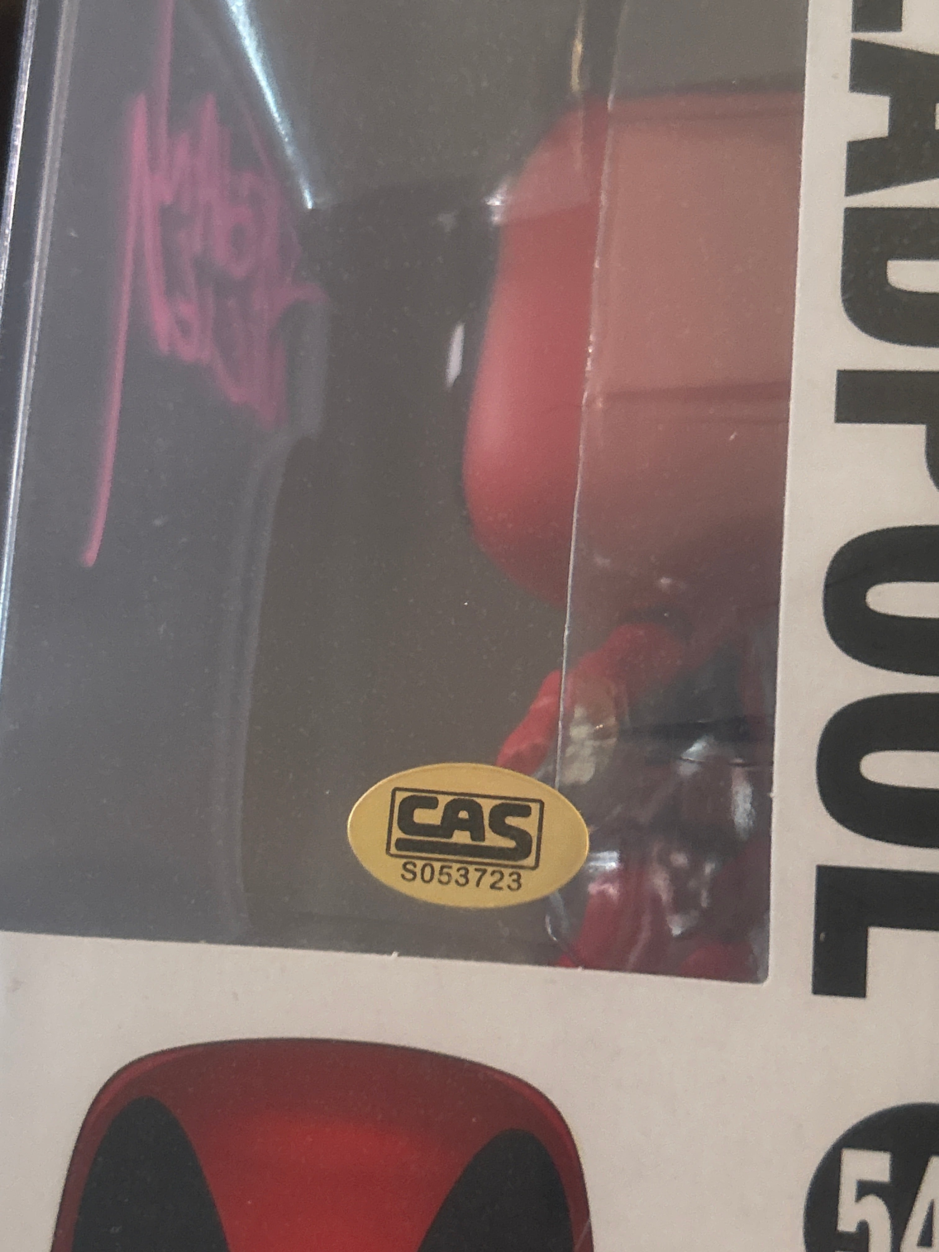 Autographed Funko POP: Deadpool 546 Signed by Fabian Nicieza