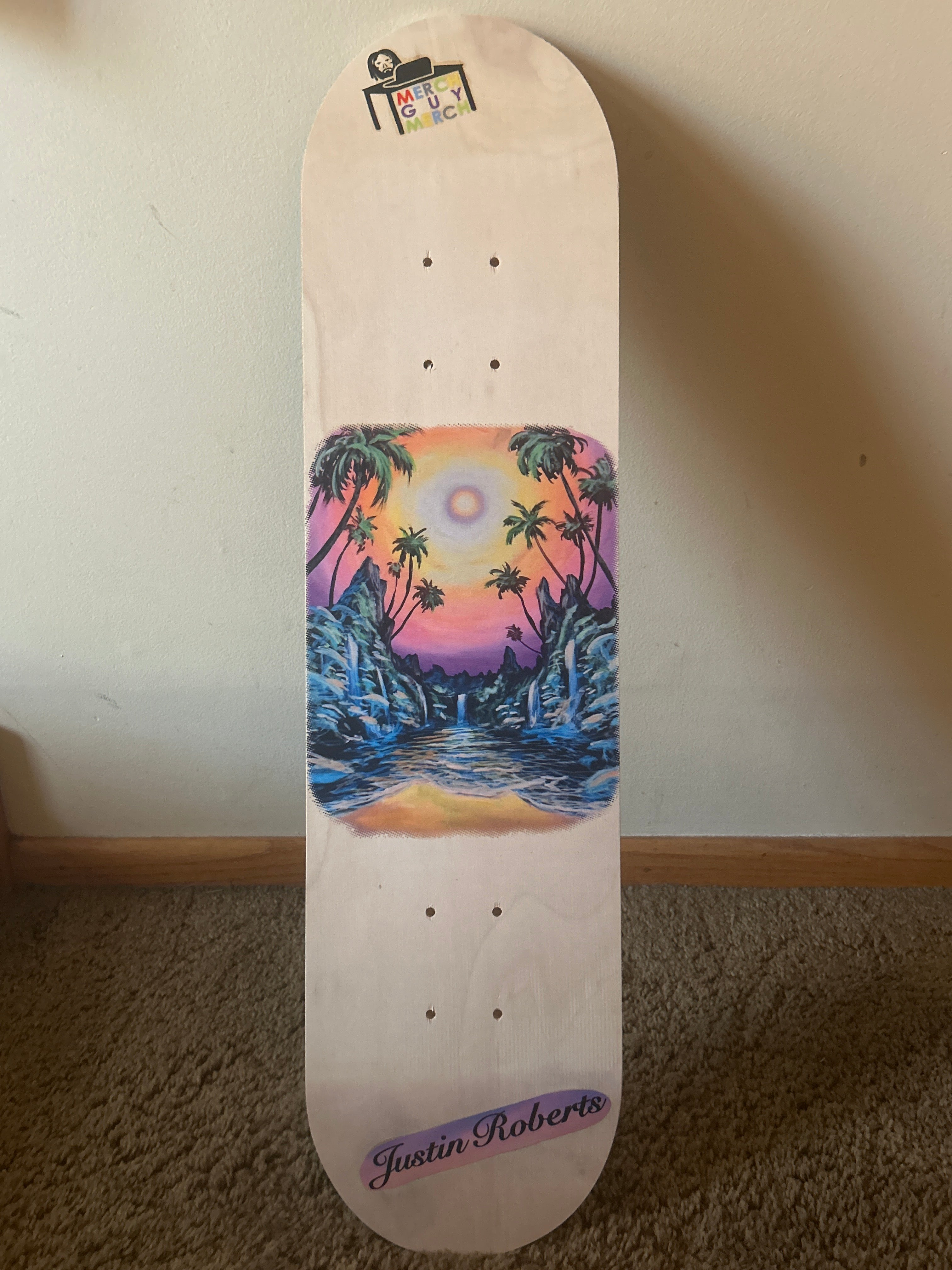 Skateboard - 8” Deck - Justin Roberts Painting