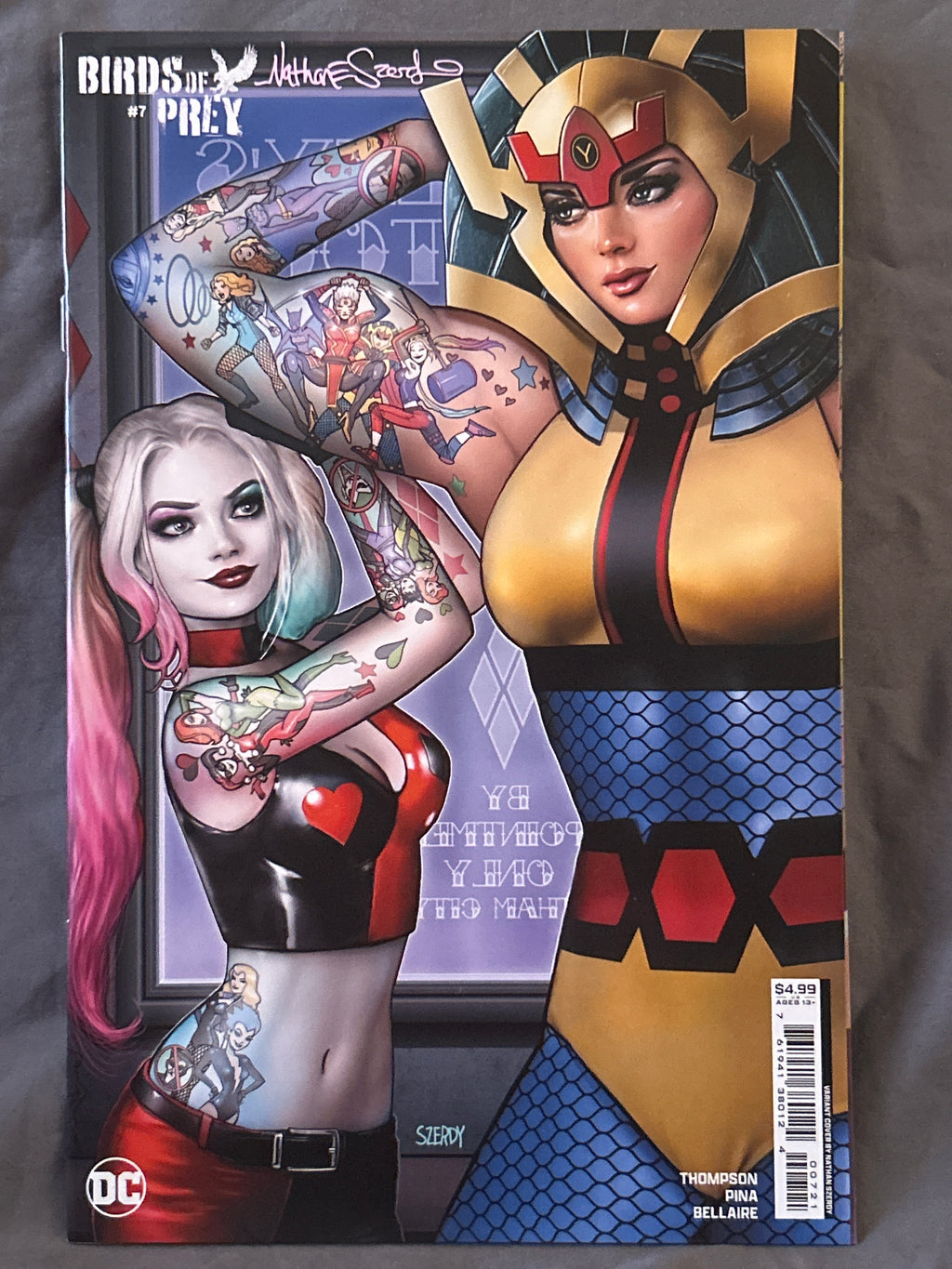 Autographed Comic Book: Birds of Prey #7 | Signed by Nathan Szerdy