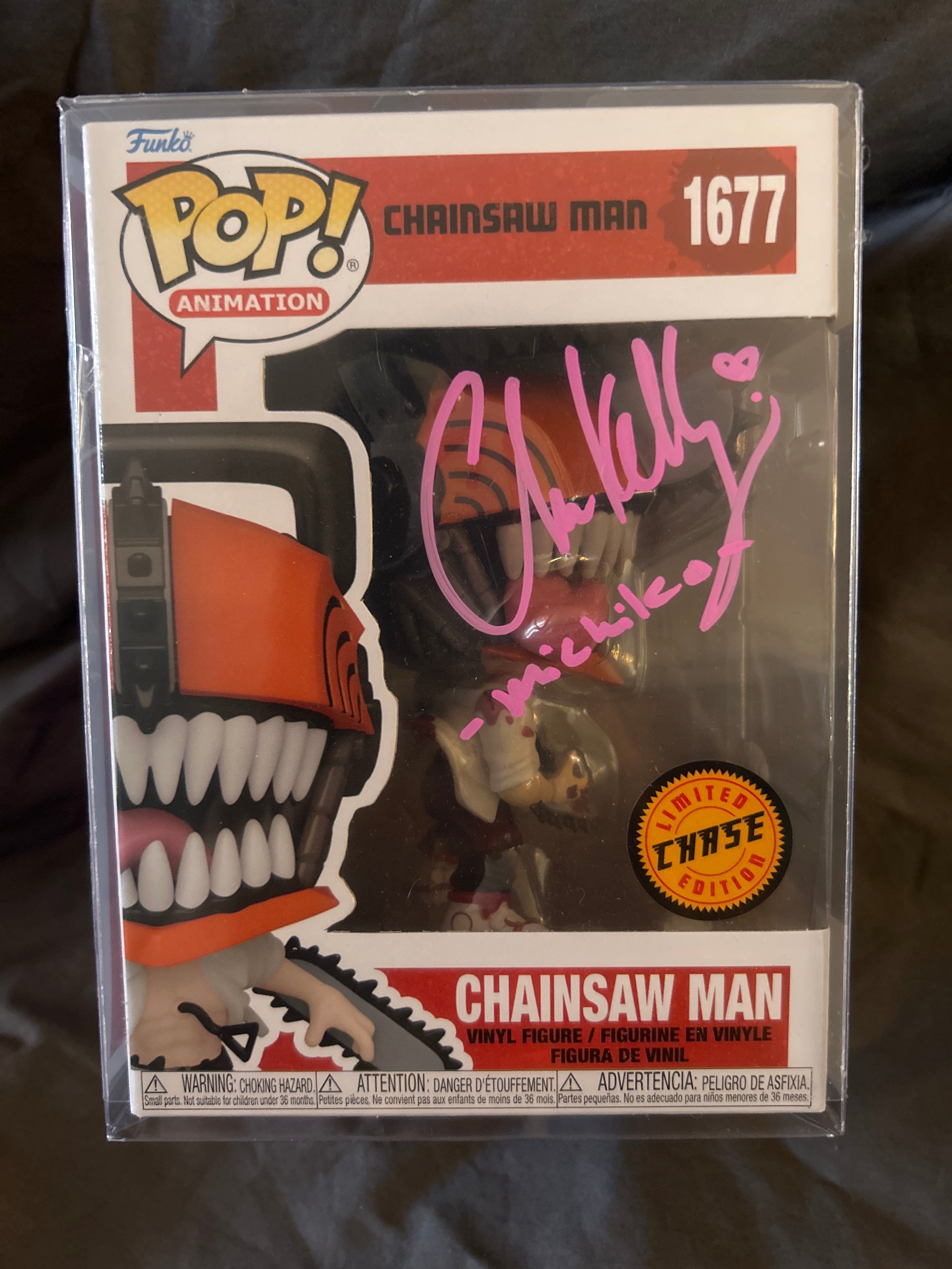 Autographed Funko POP: Chainsaw Man (Chase) Signed by Christina Kelly