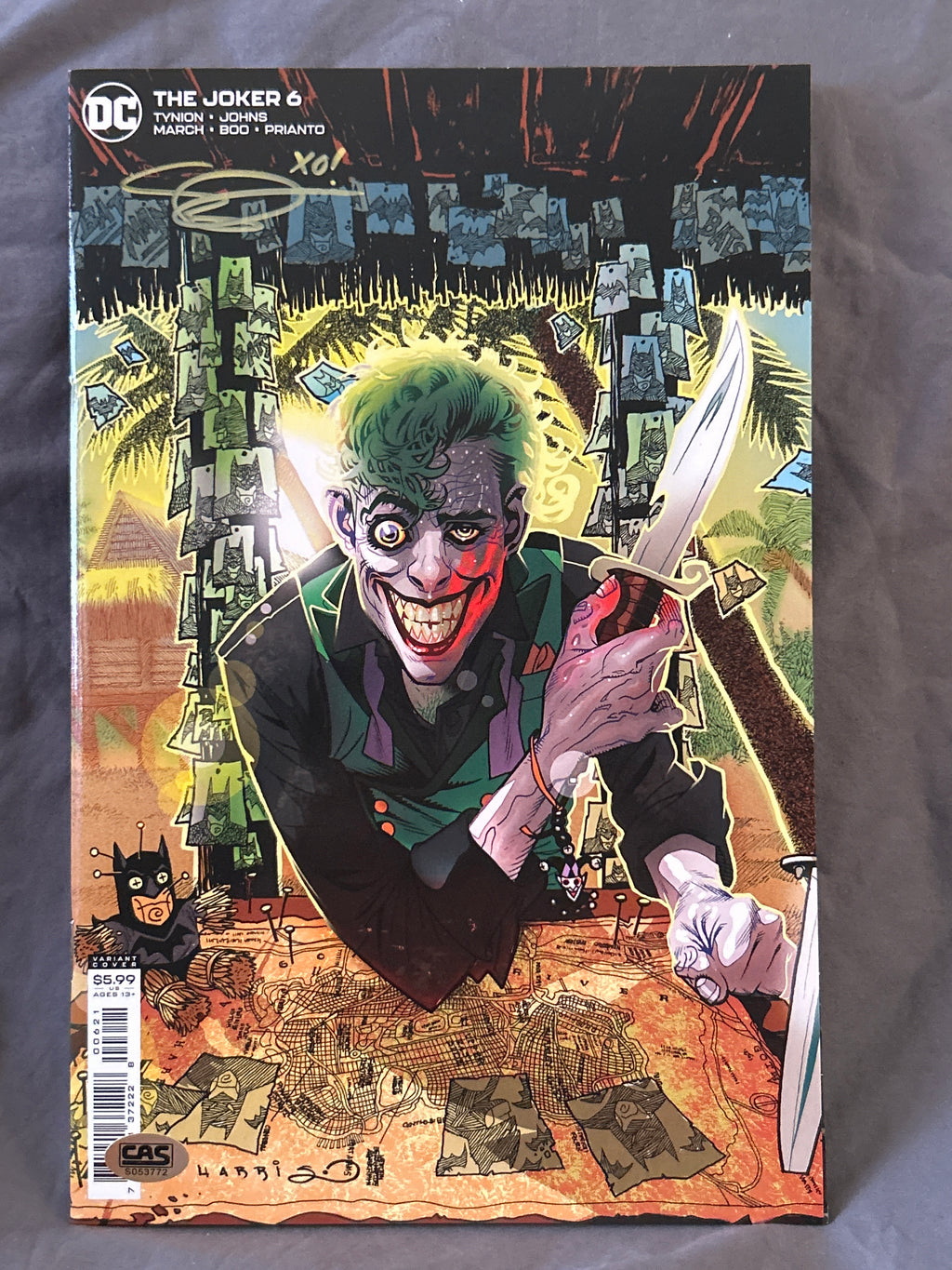 Autographed Comic Book: The Joker #6 | Signed by Sam Johns