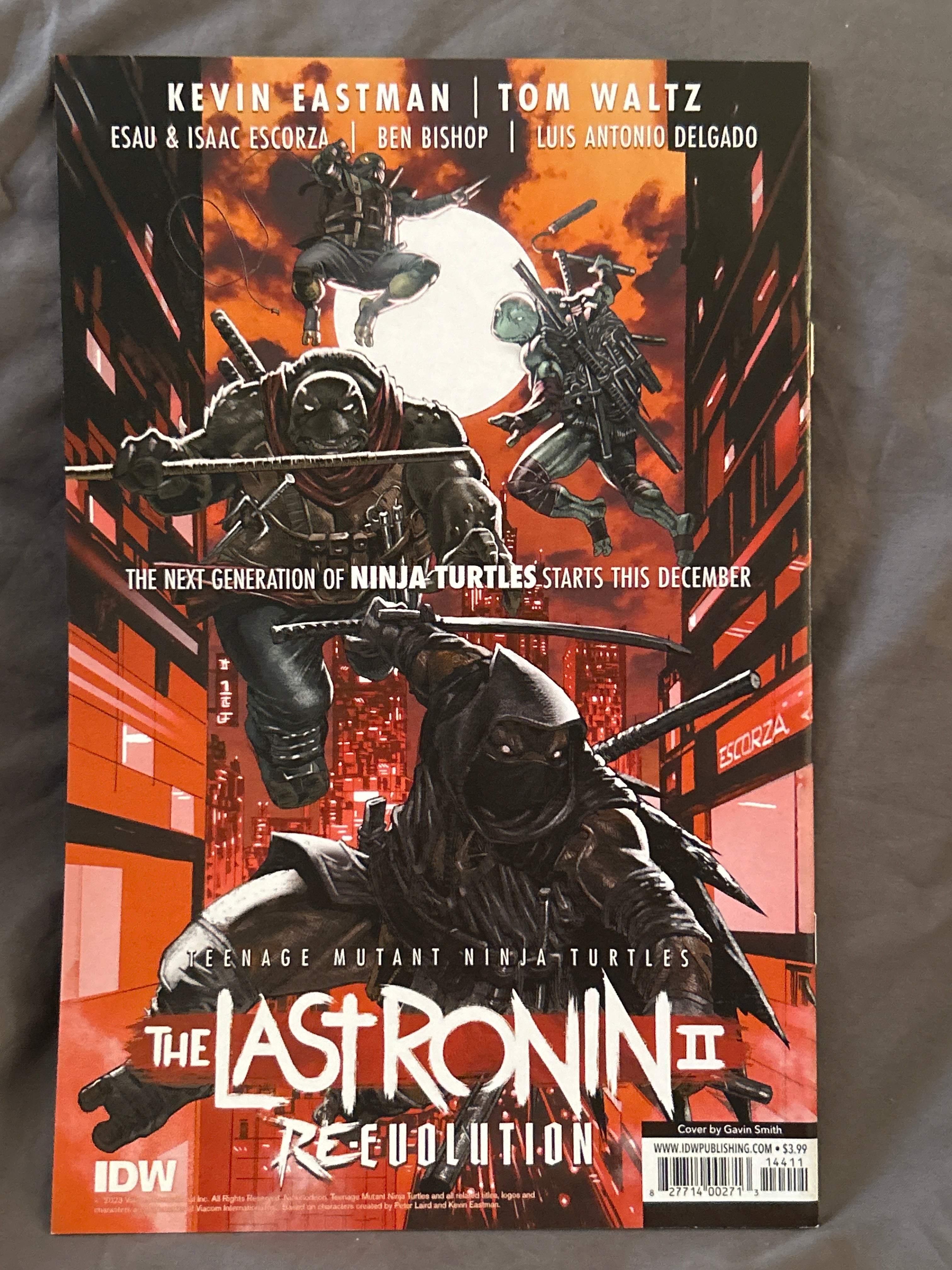 Autographed Comic Book: Teenage Mutant Ninja Turtles #144 | Signed by Gavin Smith