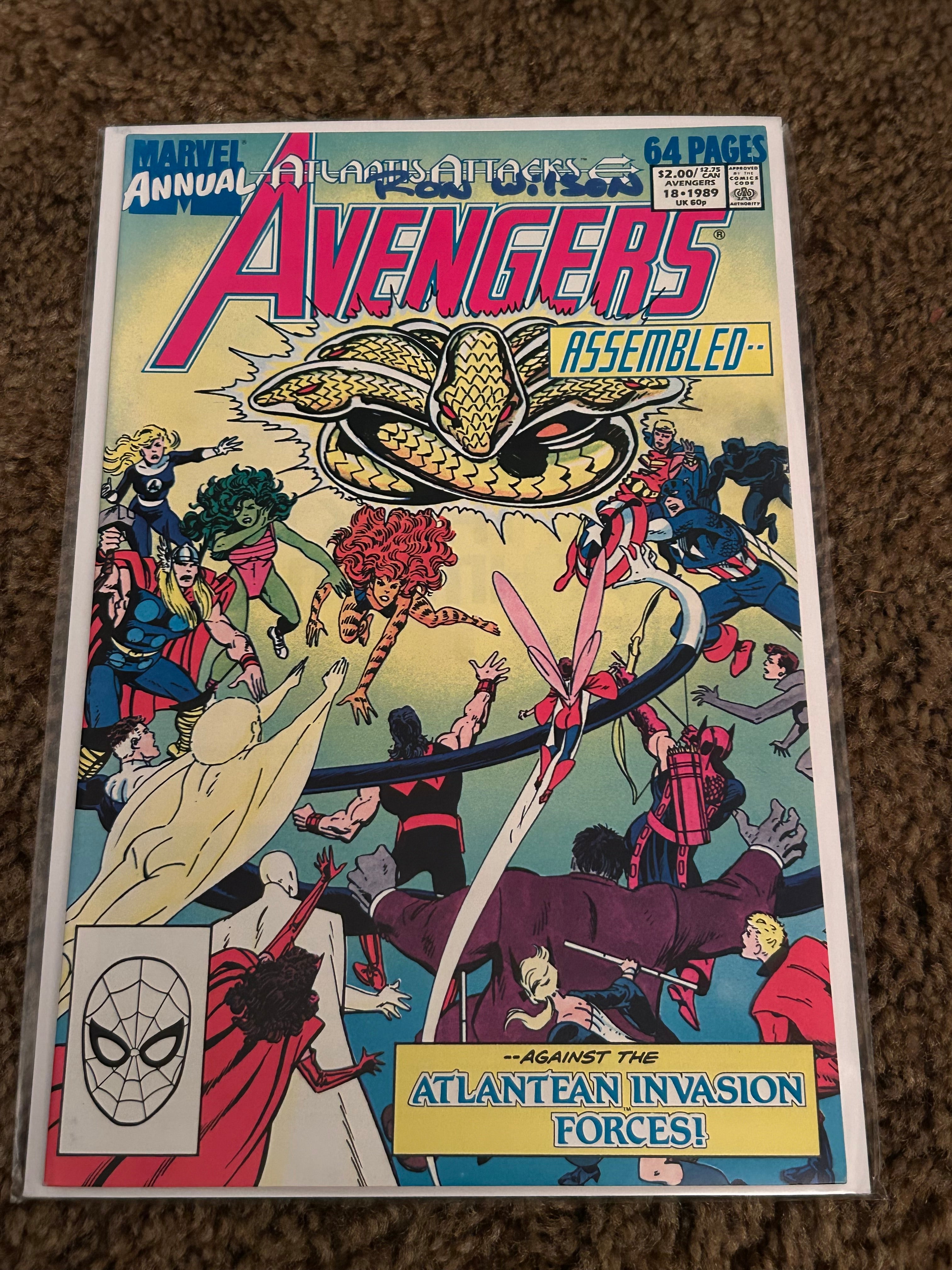 Book for Signing: Avengers Assembled #18 | Signed by Ron Wilson