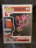 Autographed Funko POP: Chainsaw Man 1677 Signed by Christina Kelly