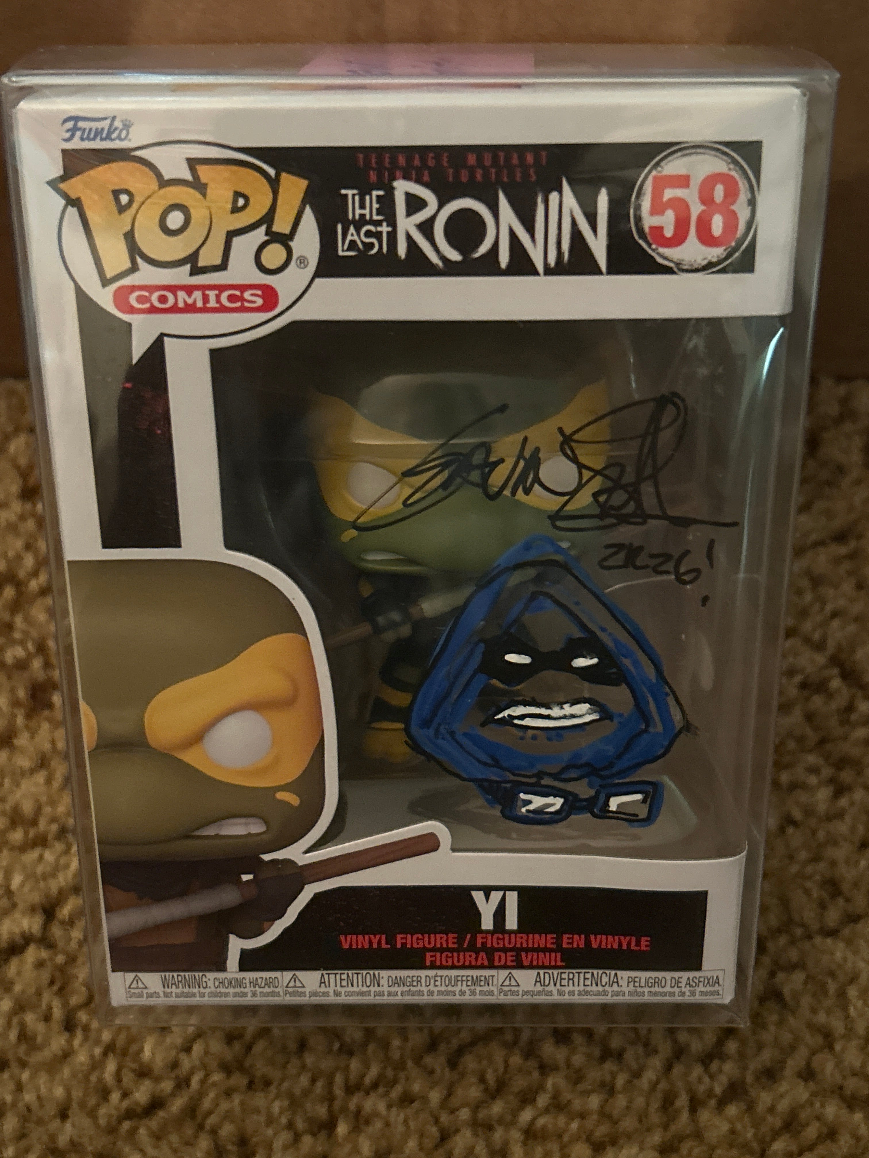 Funko POP: Autographed Ninja Turtles - Signed & Doodled by Gavin Smith