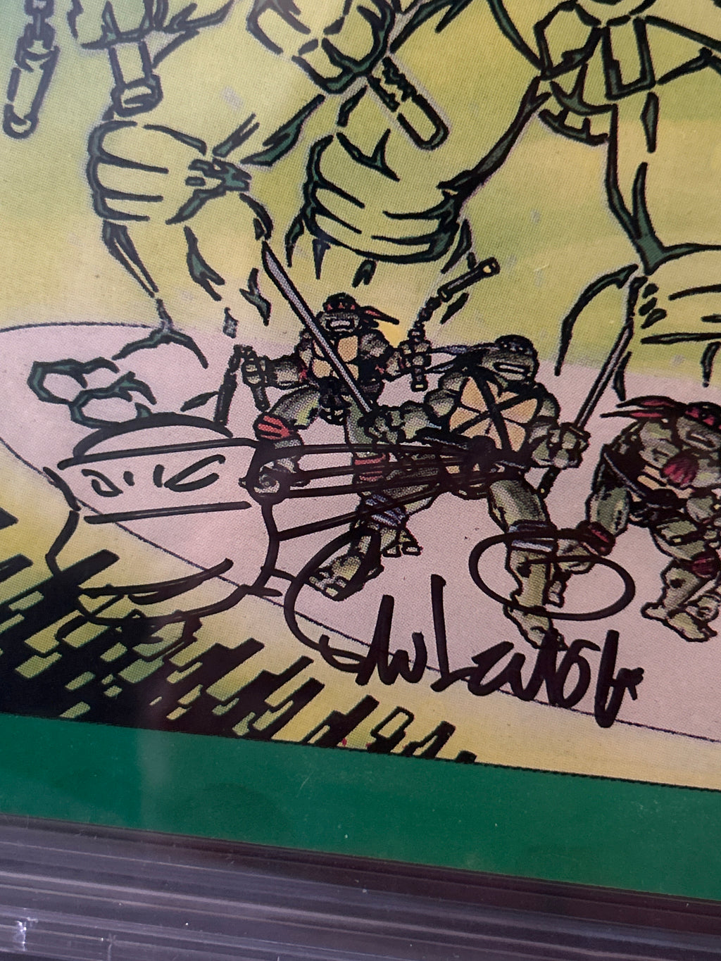 Graded Comic Book: Teenage Mutant Ninja Turtles #3 | Signed & Doodled by Steve Lavigne | CBCS 6.5