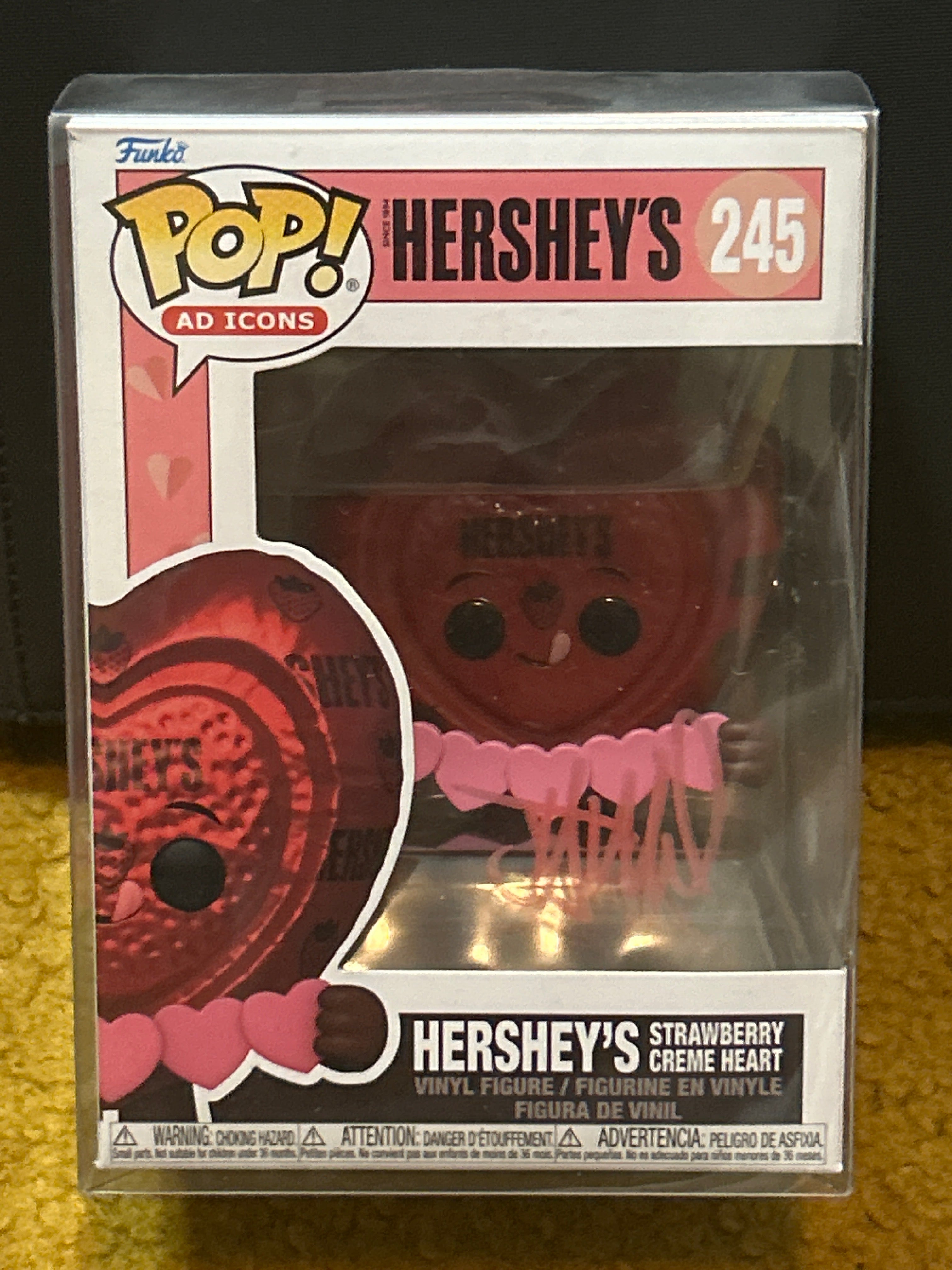 Funko POP: Autographed “Bad Cookie” Signed By James Begin | Hershey’s Strawberry Crème Heart