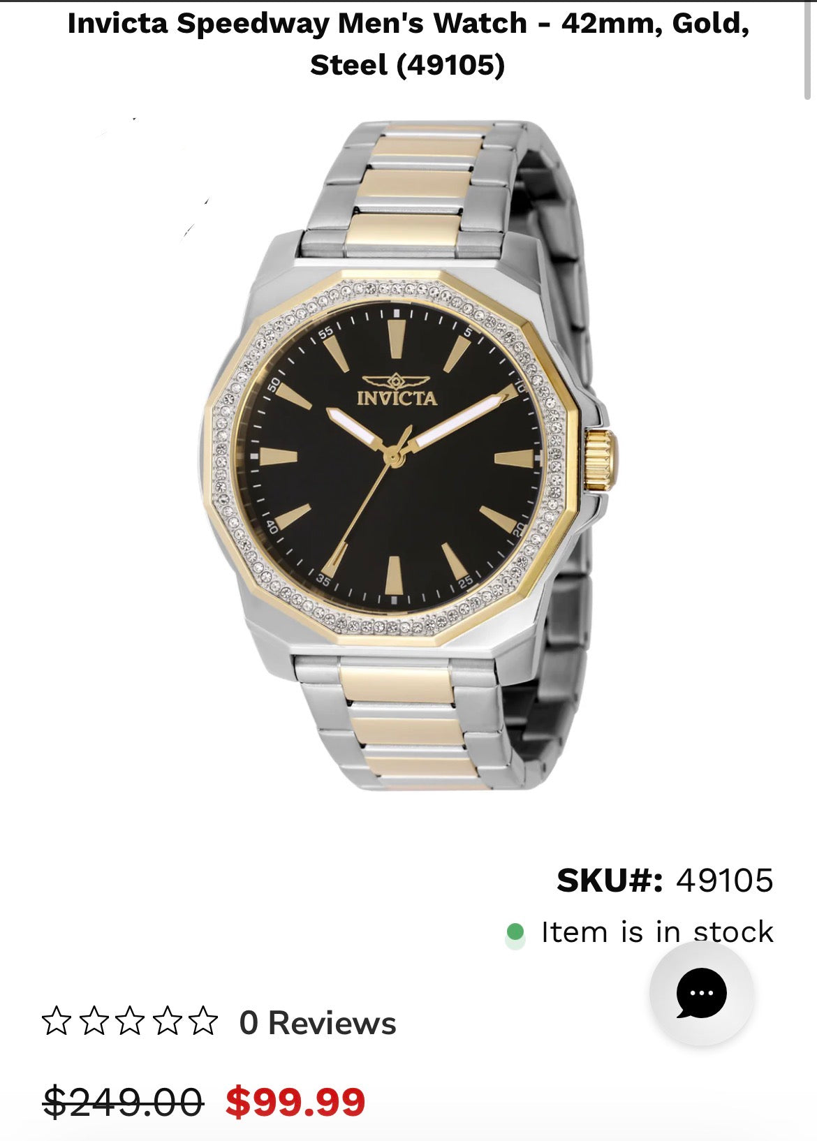 Watch: Invicta: Men's - 49105
