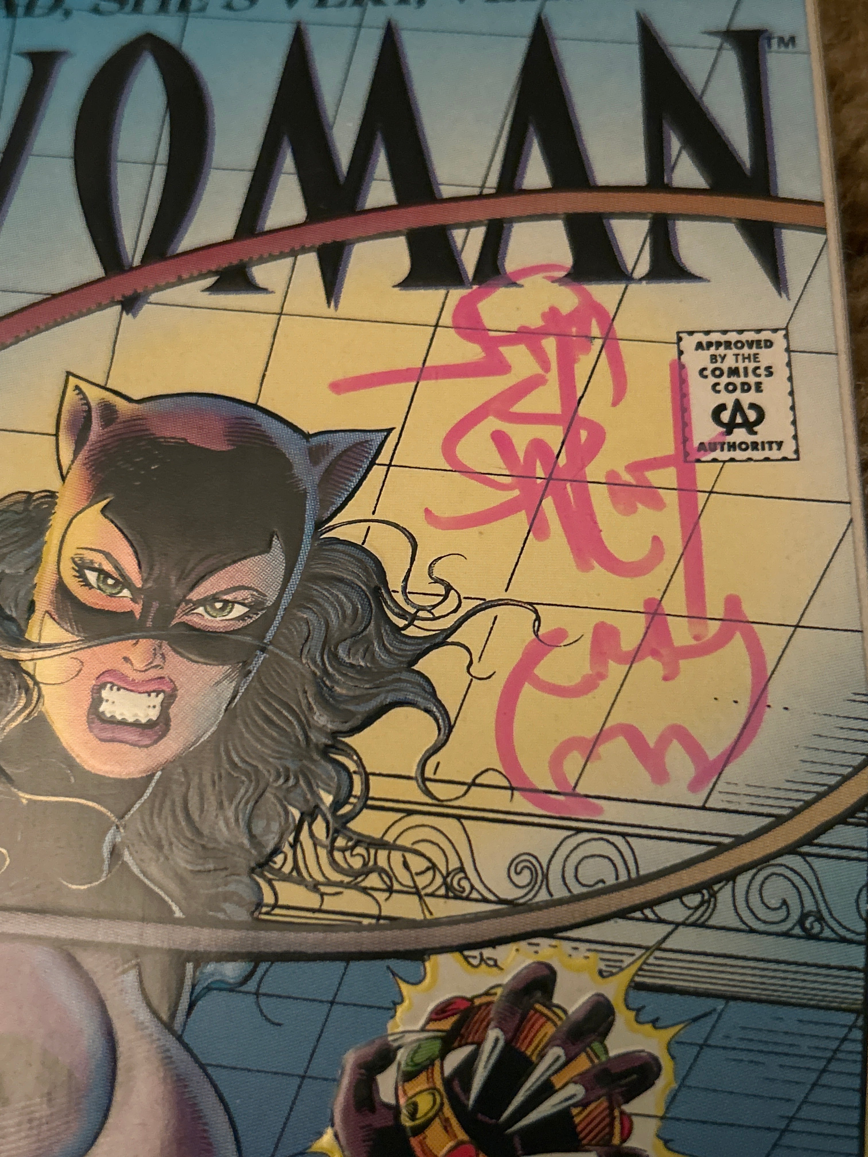 Comic Book: Autographed Catwomen #1&2 BUNDLE - Signed & Doodled by Jim Balent