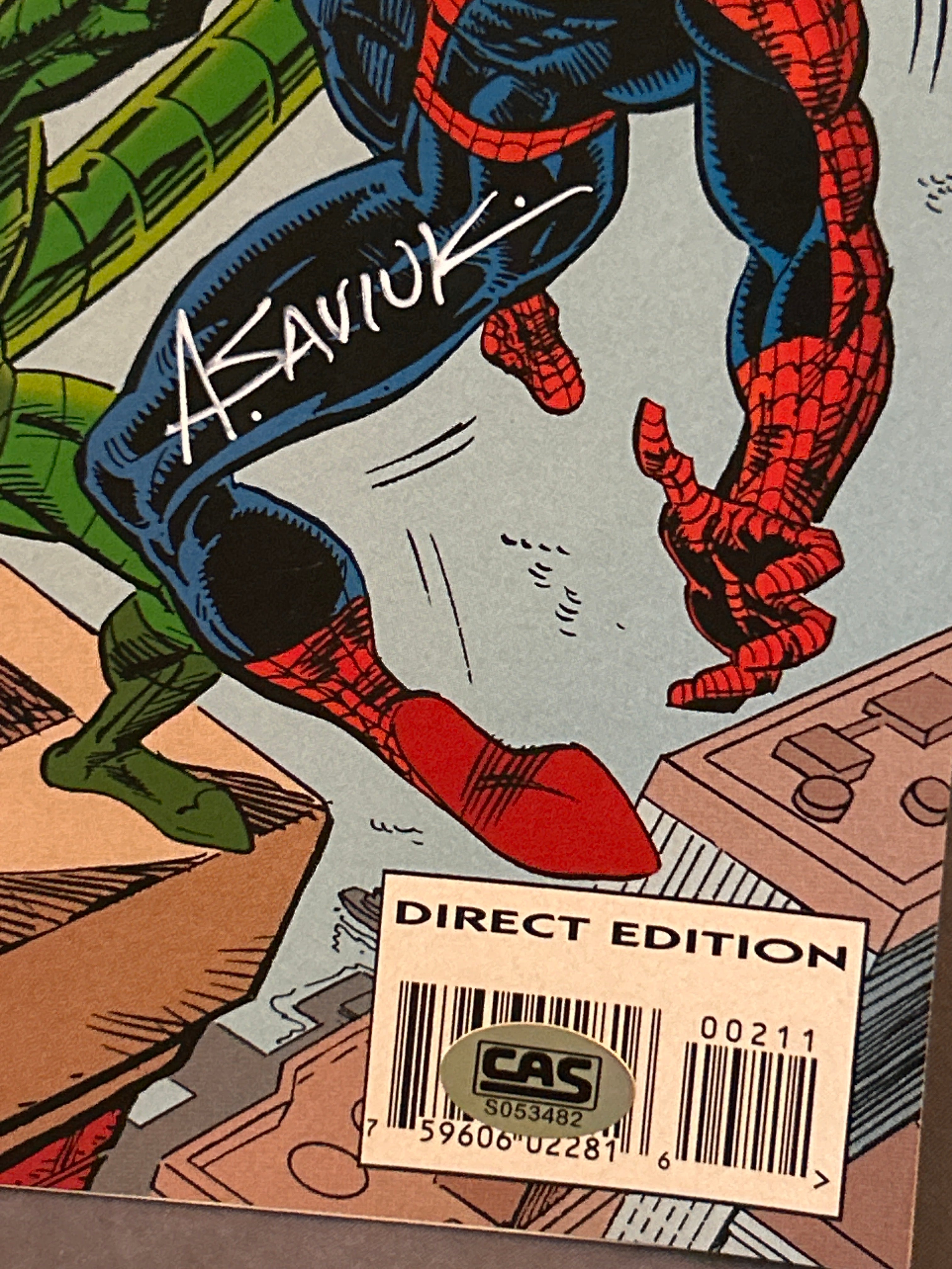 Autographed Comic Book: Spider-Man Adventures #2 | Signed by Alex Saviuk