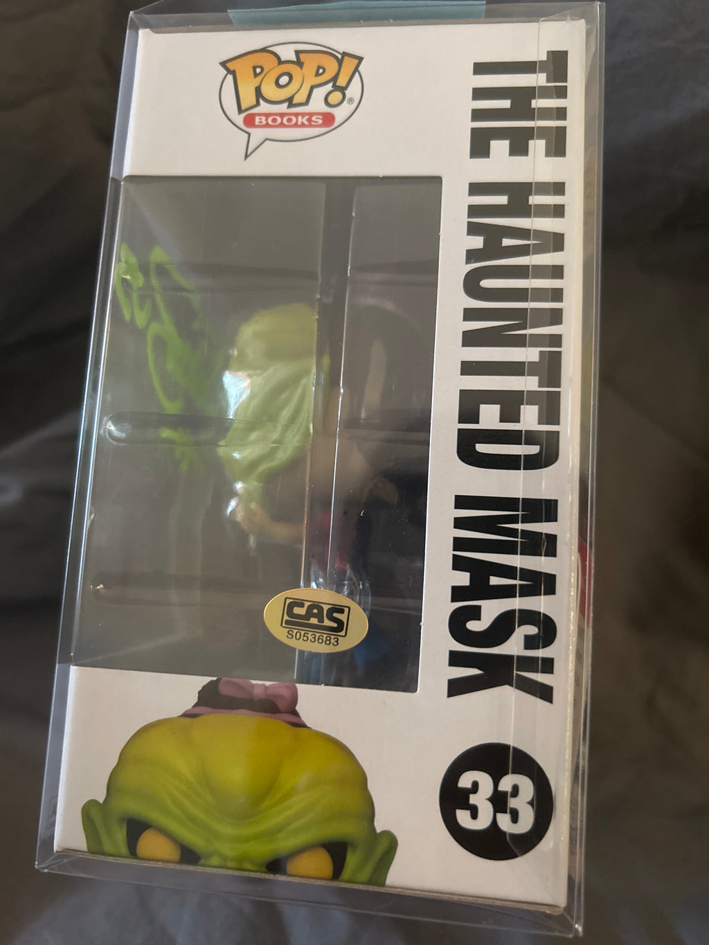 Autographed Funko POP: The Haunted Mask 33 Signed by Tim Jacobus