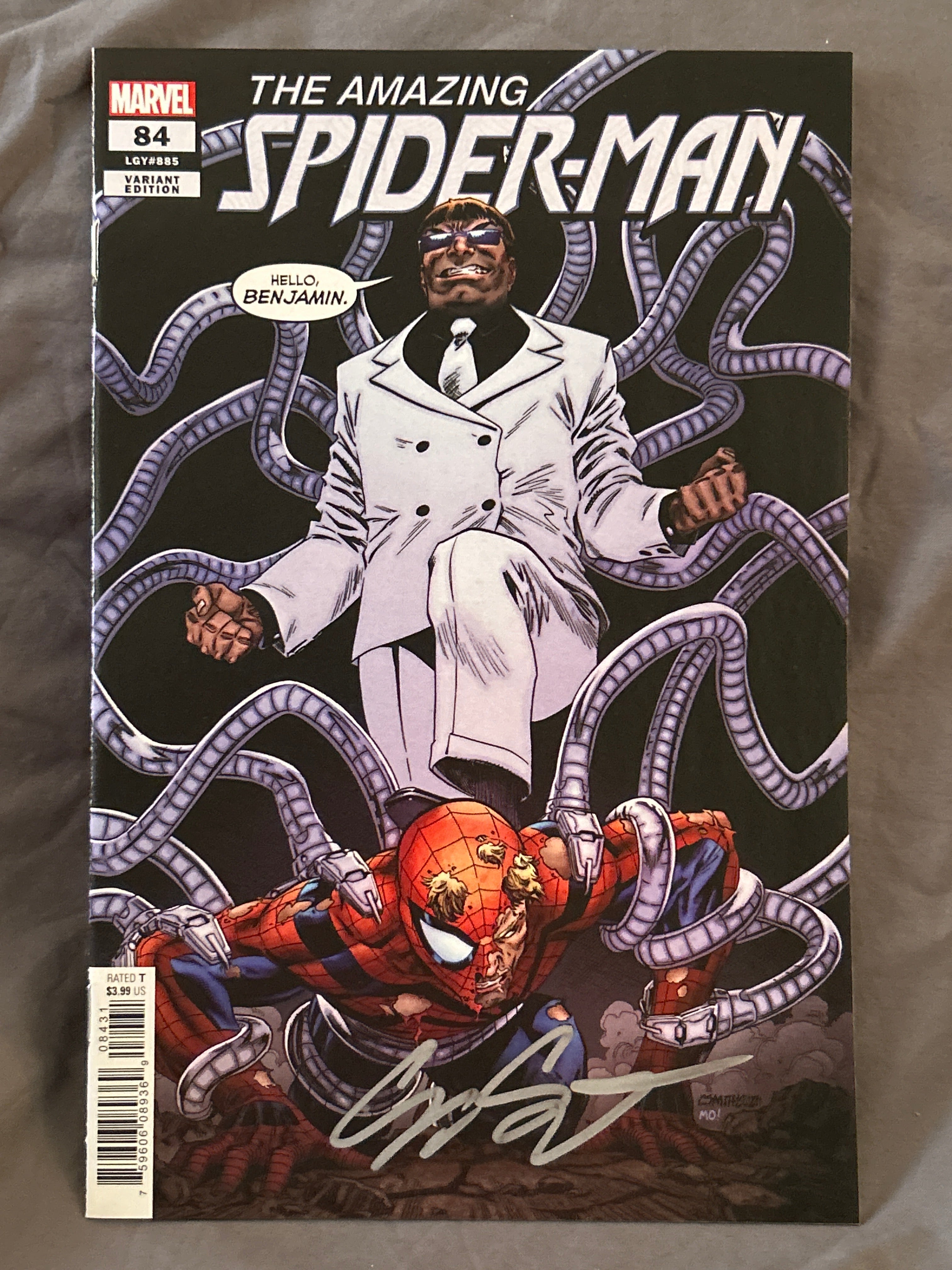 Autographed Comic Book: The Amazing Spider-Man #84 | Signed by Cory Smith