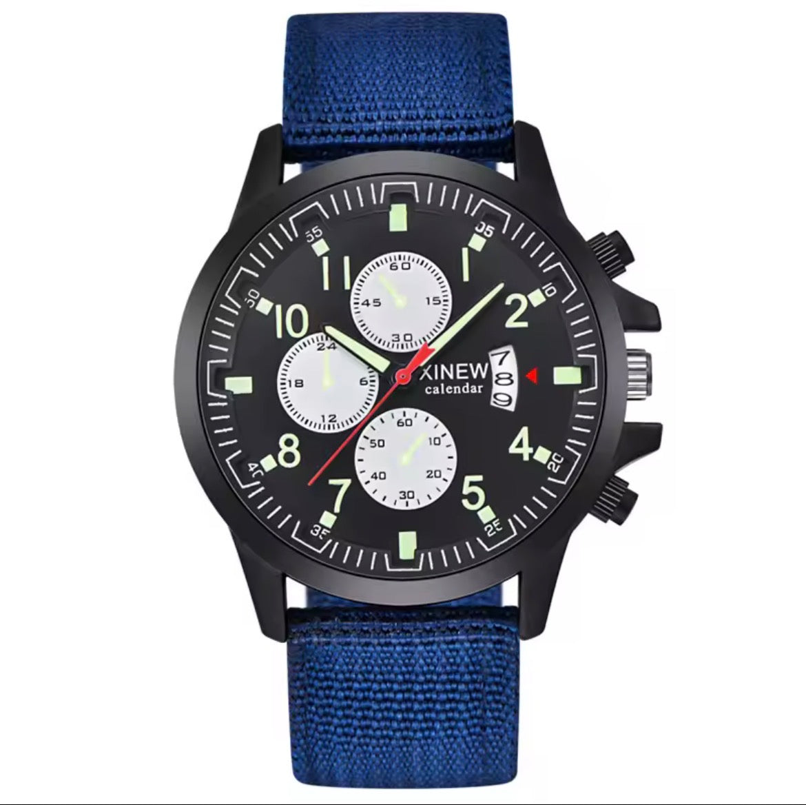 Watch: Xinew w/ Blue Nylon Strap