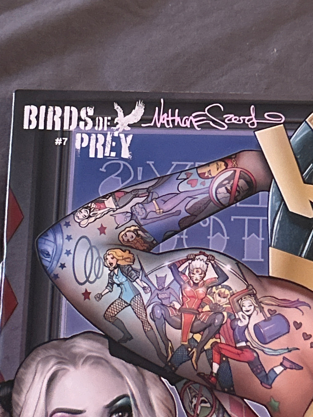 Autographed Comic Book: Birds of Prey #7 | Signed by Nathan Szerdy