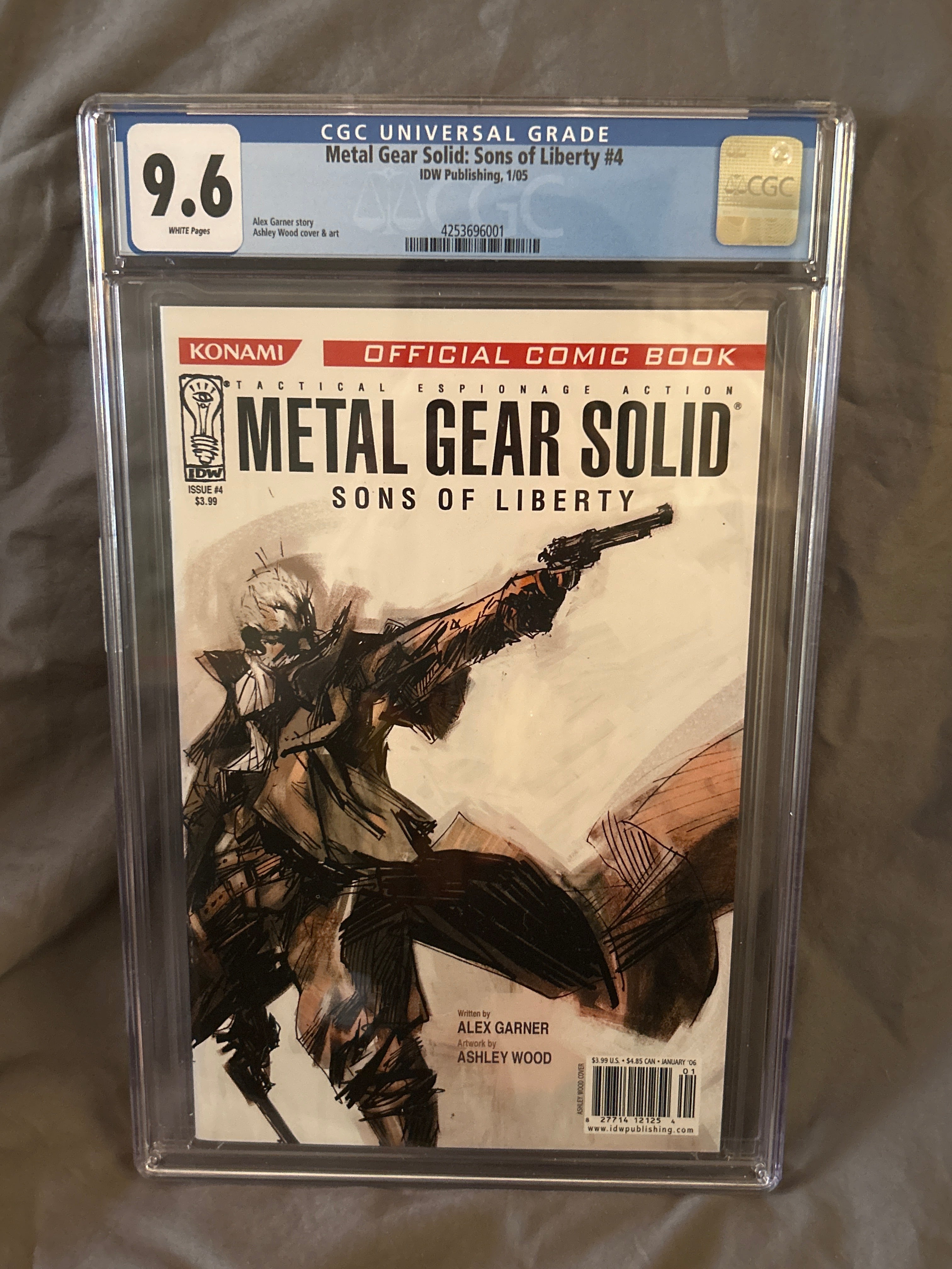 Graded Comic Book: Metal Gear Solid: Sons of Liberty #4 | CGC 9.6