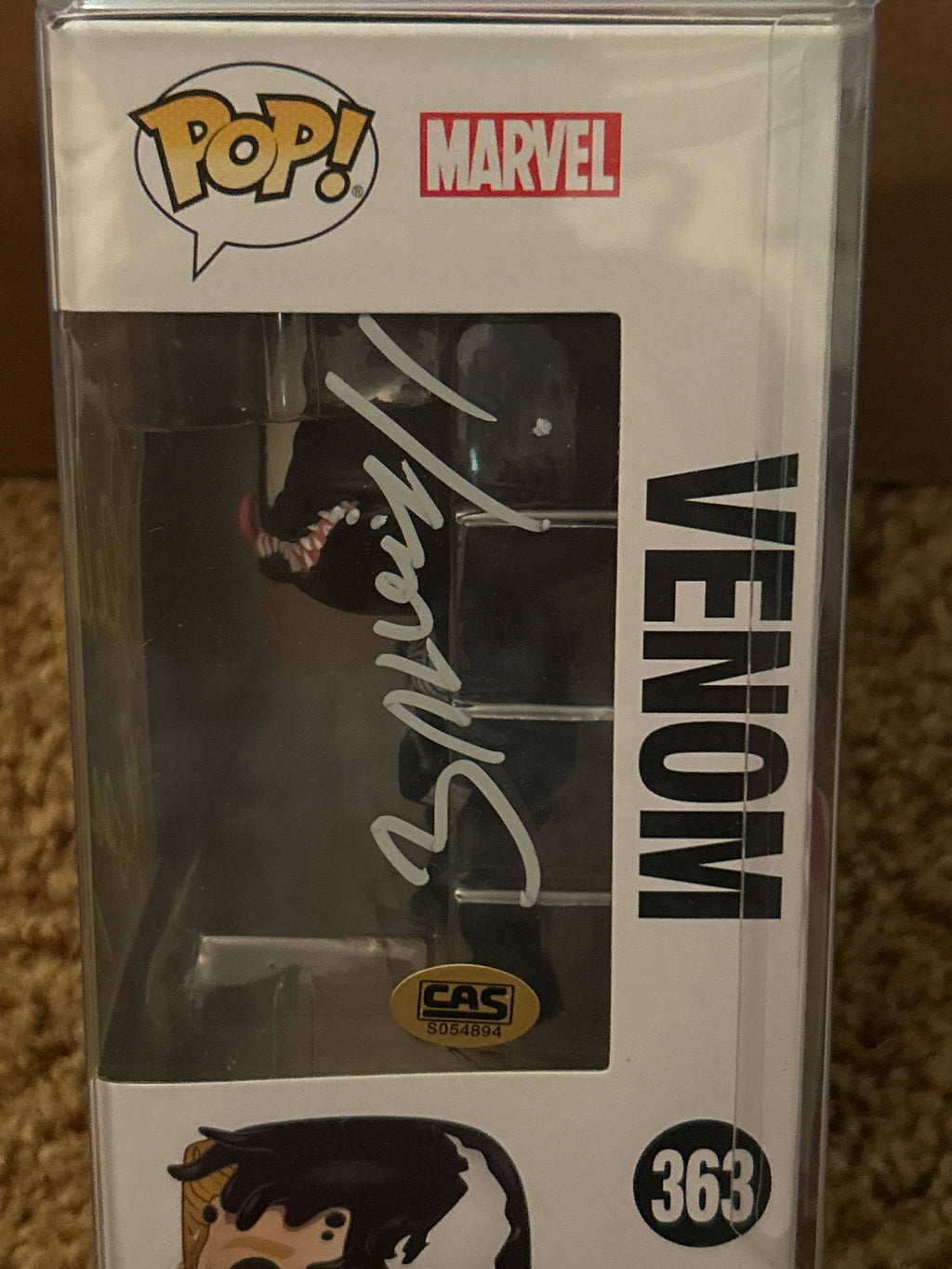 Funko POP: Autographed Venom 363 Signed By Sam De La Rosa & Mark Bagley