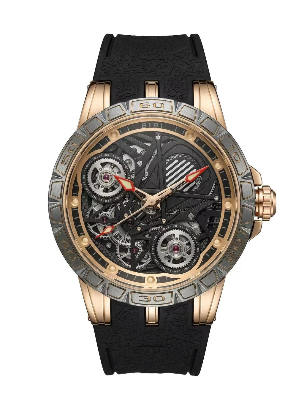 Watch: Bibi: Men’s - Automatic: Skeleton / Exhibition Case Back