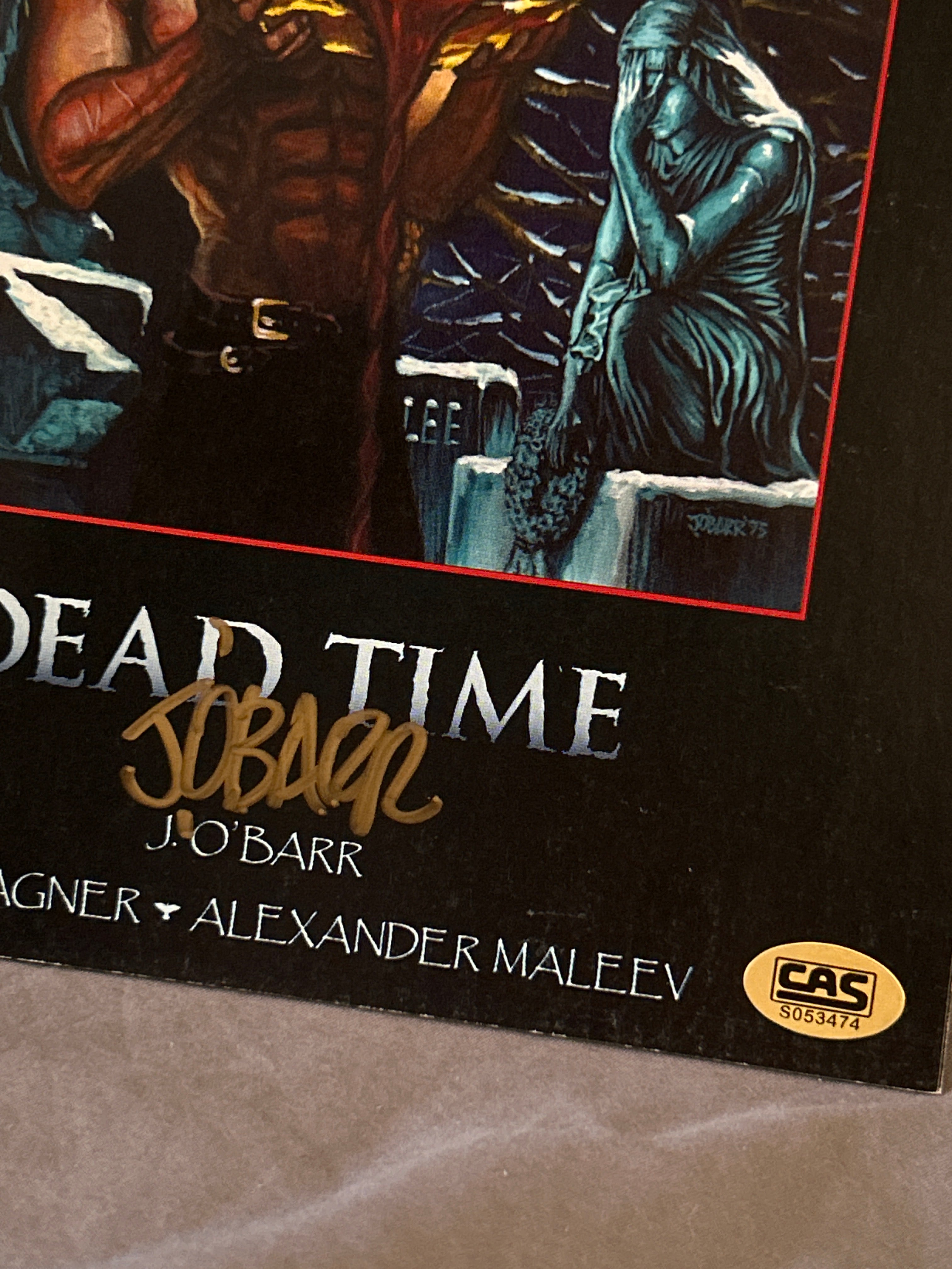 Autographed Comic Book: The Crow #1 | Signed by J.O. Barr