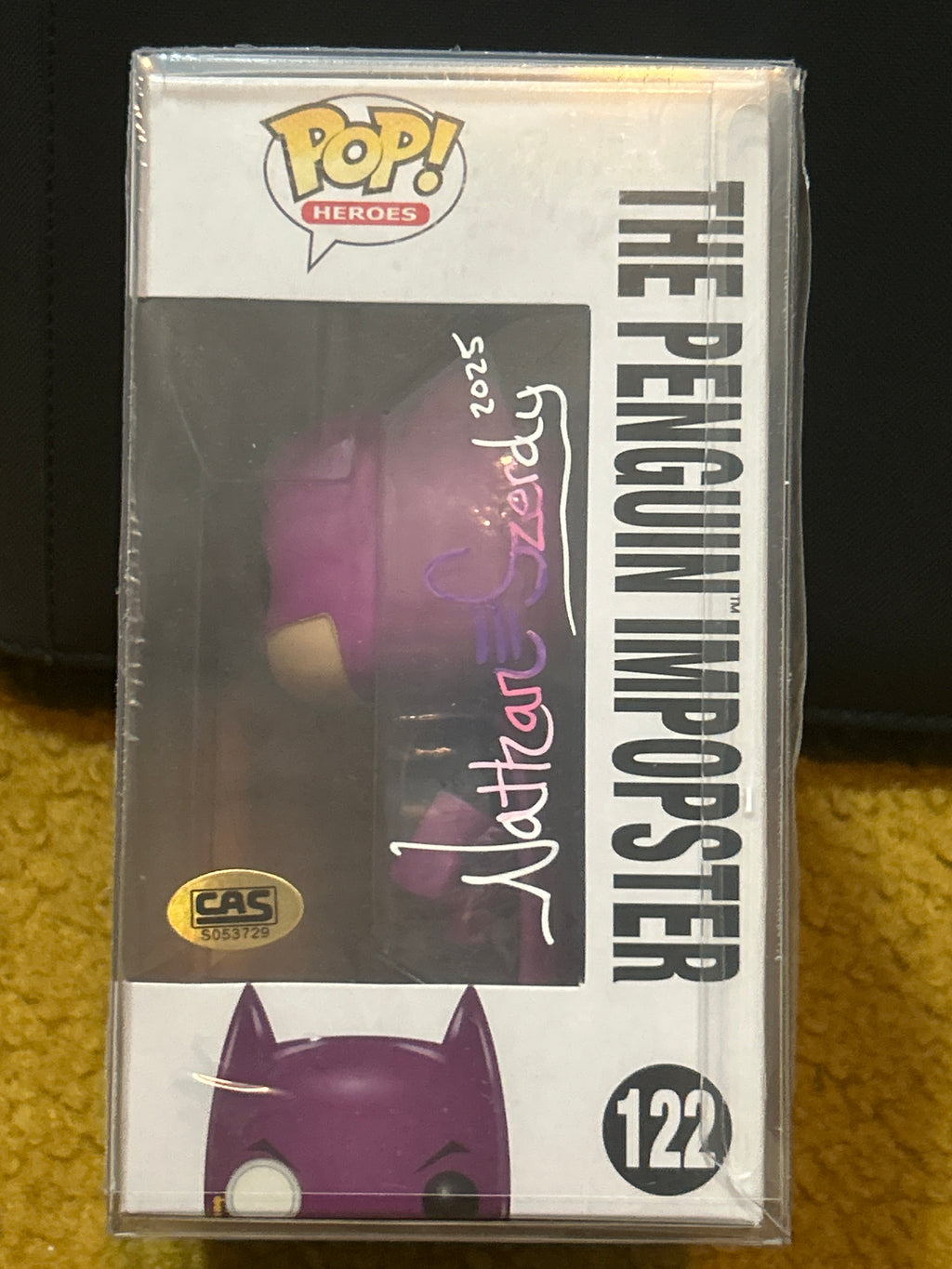 Funko POP: Autographed The Penguin Imposter 122 Signed By Nathan Szerdy