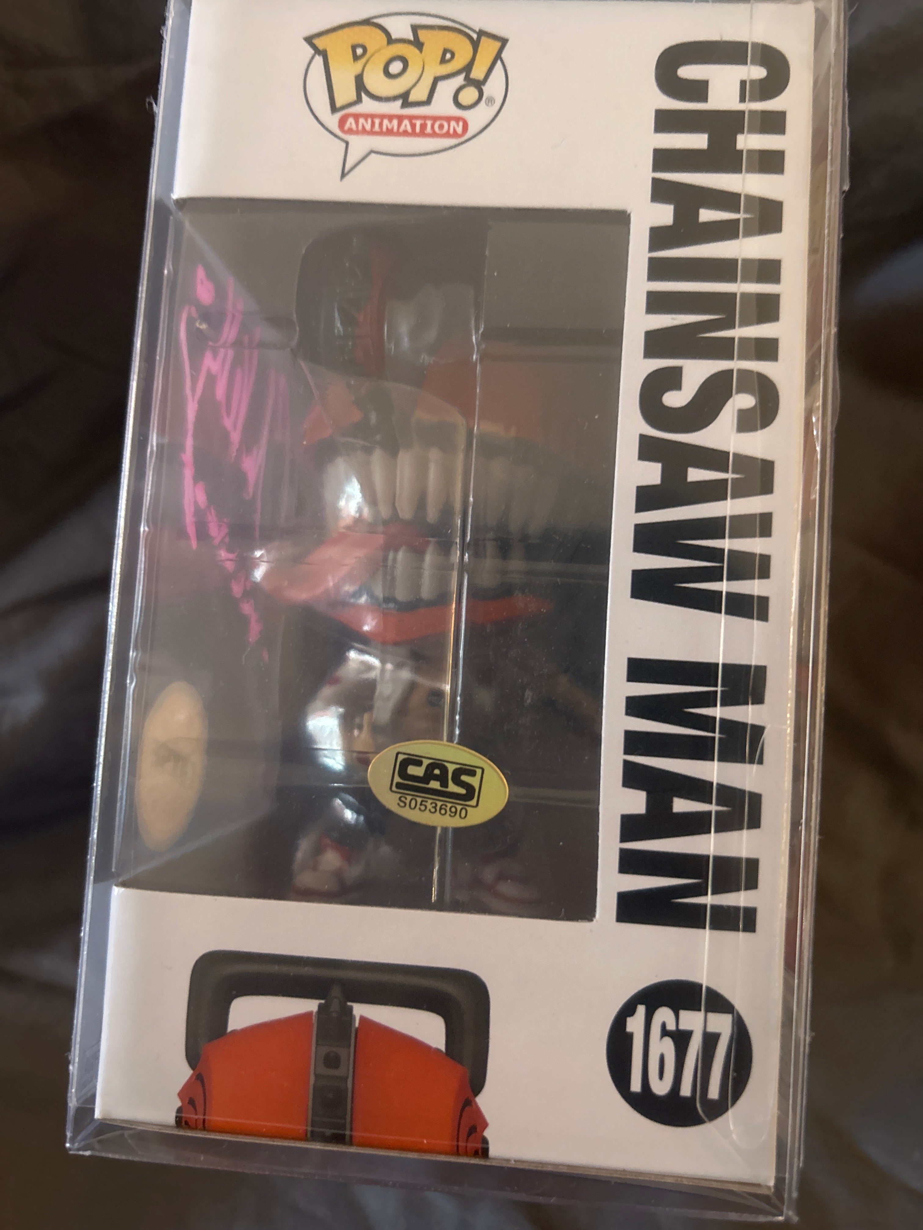 Autographed Funko POP: Chainsaw Man (Chase) Signed by Christina Kelly