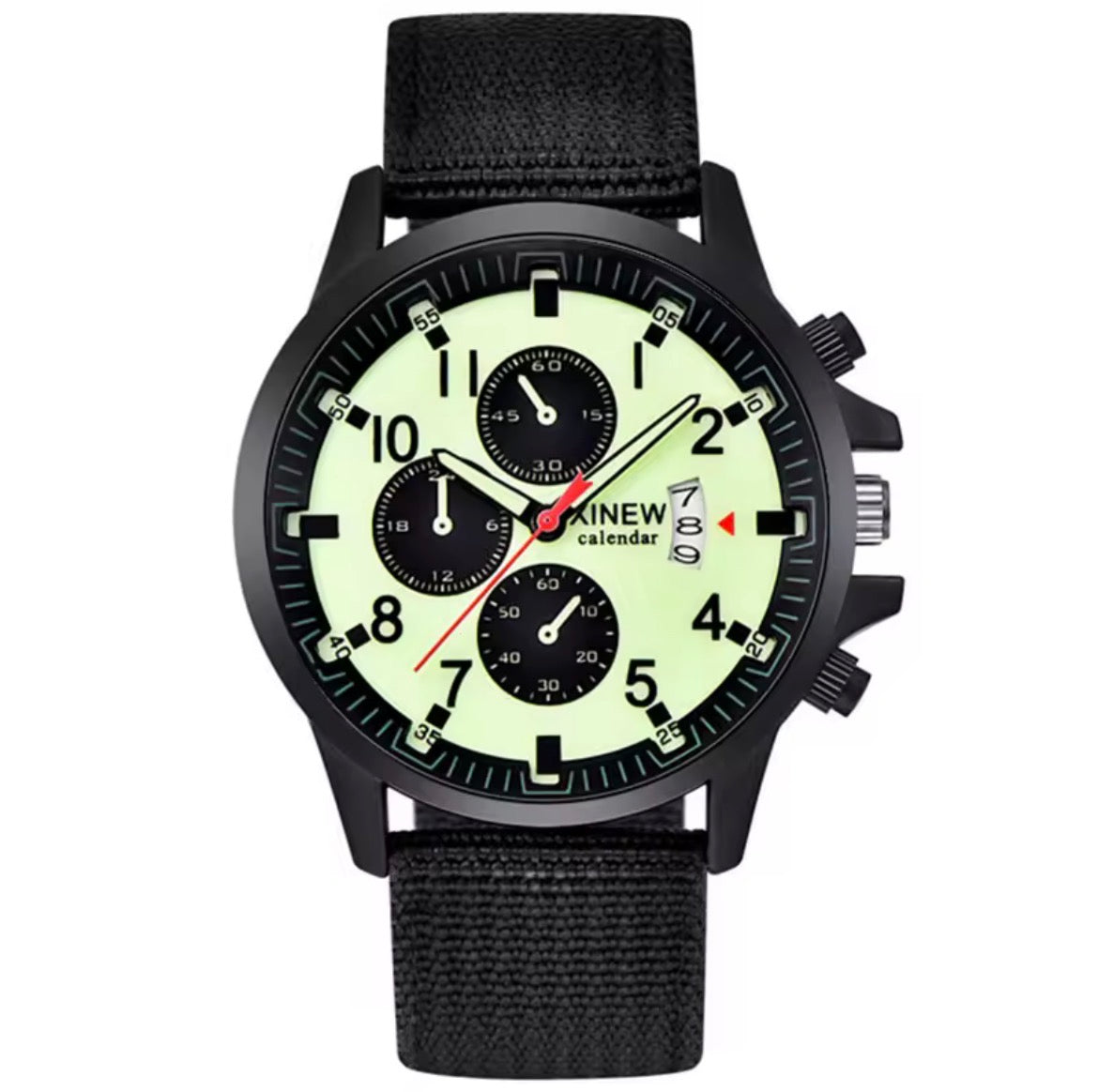 Watch: Xinew w/ Black Nylon Strap