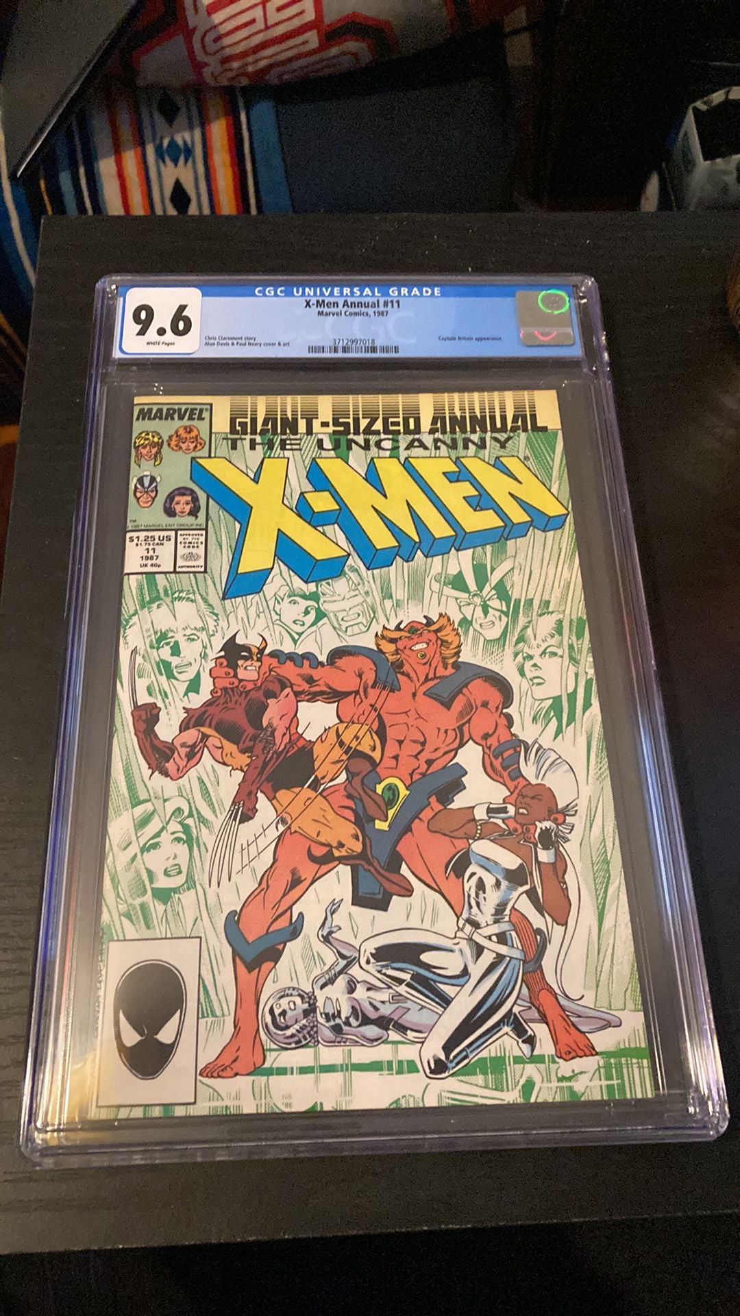 Slab: Comic Book - X-Men Annual 11 CGC 9.6 1987