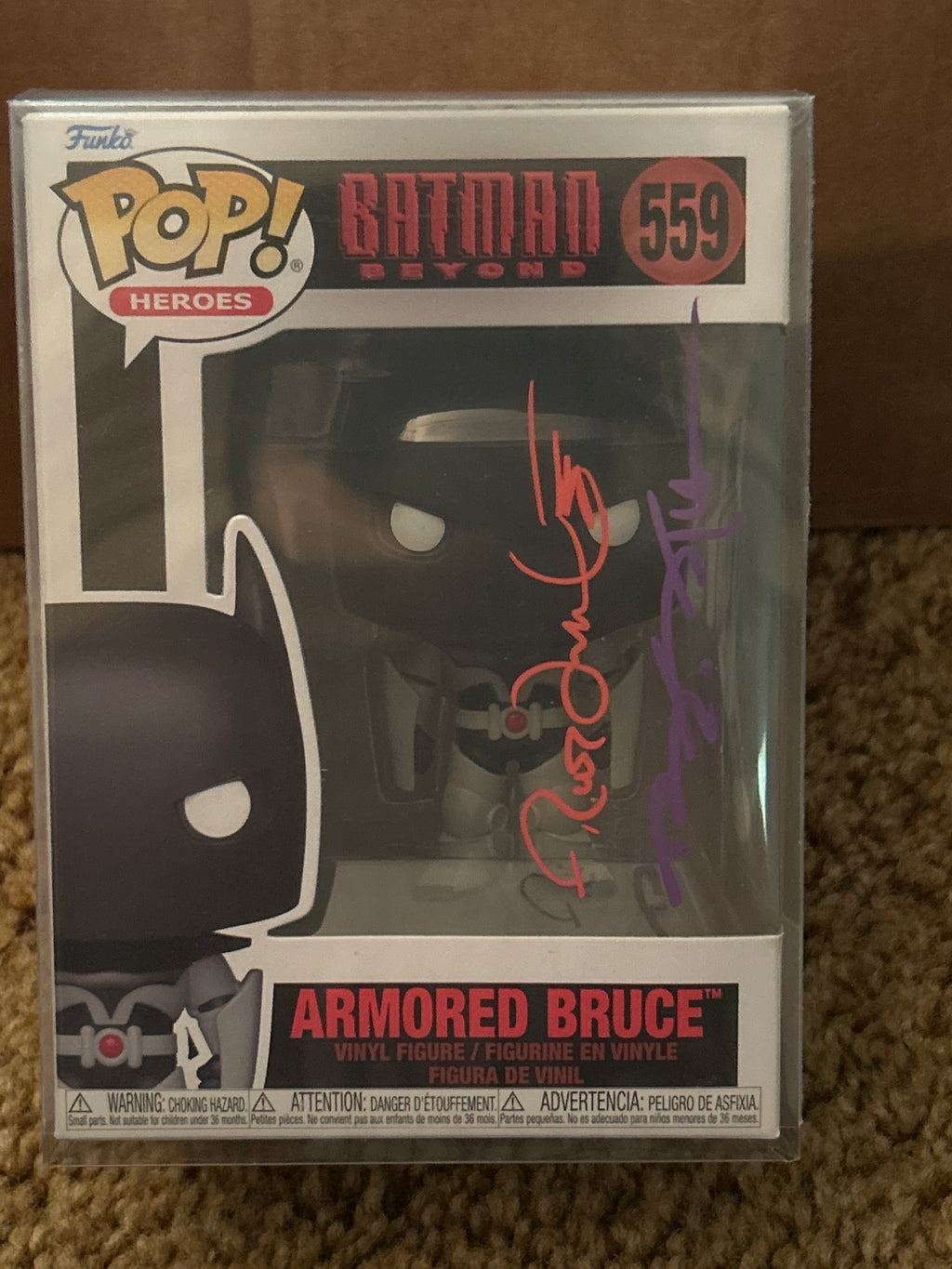 Funko POP: Autographed Batman Beyond - Signed By: Rick Leonardi & Brian Stelfreeze